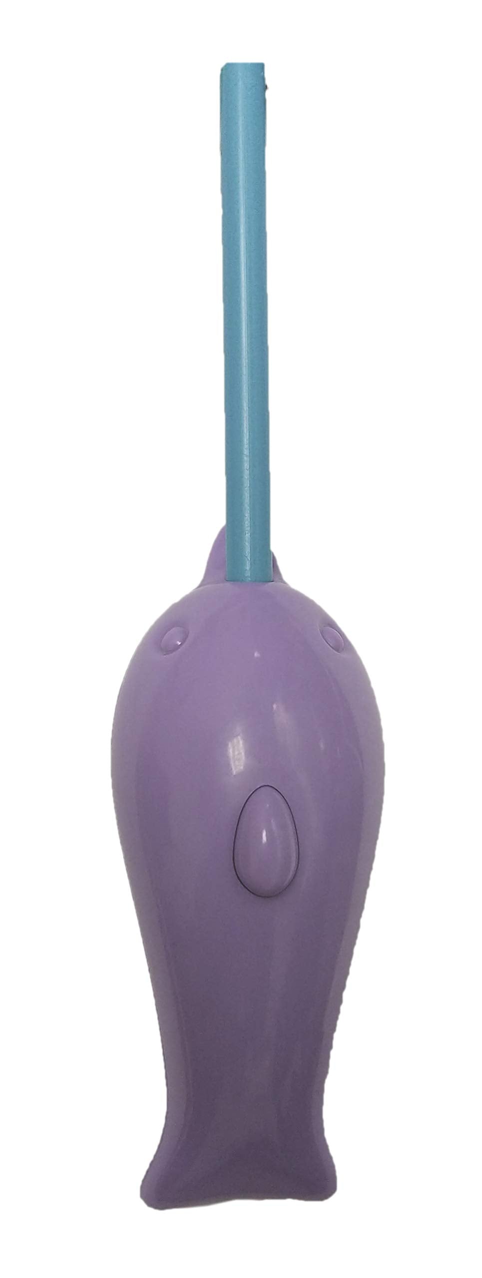 Spot Dolphin Laser Wand - 2-In-1 Feather Teaser And Laser Pointer Cat Toy, Brightly Colored Feather Teaser Wand And Button-Activated Laser Pointer For Twice The Fun, Batteries Included