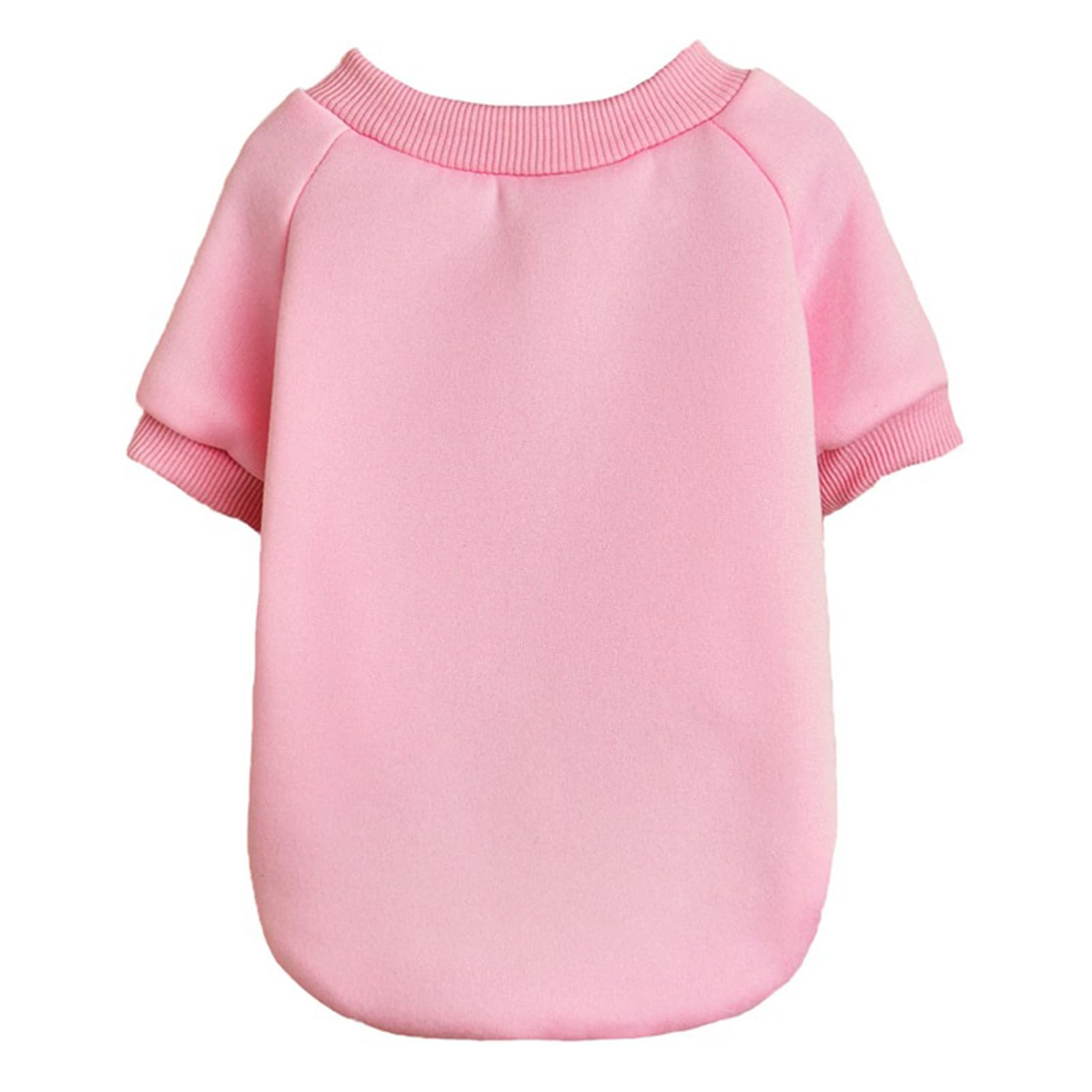 Jouhoi Puppy Sweater For Small Dogs Clothes Warm Winter Cat Clothe Pet Sweatshirt Knitwear Doggie Kitten Clothing, Pink, Medium