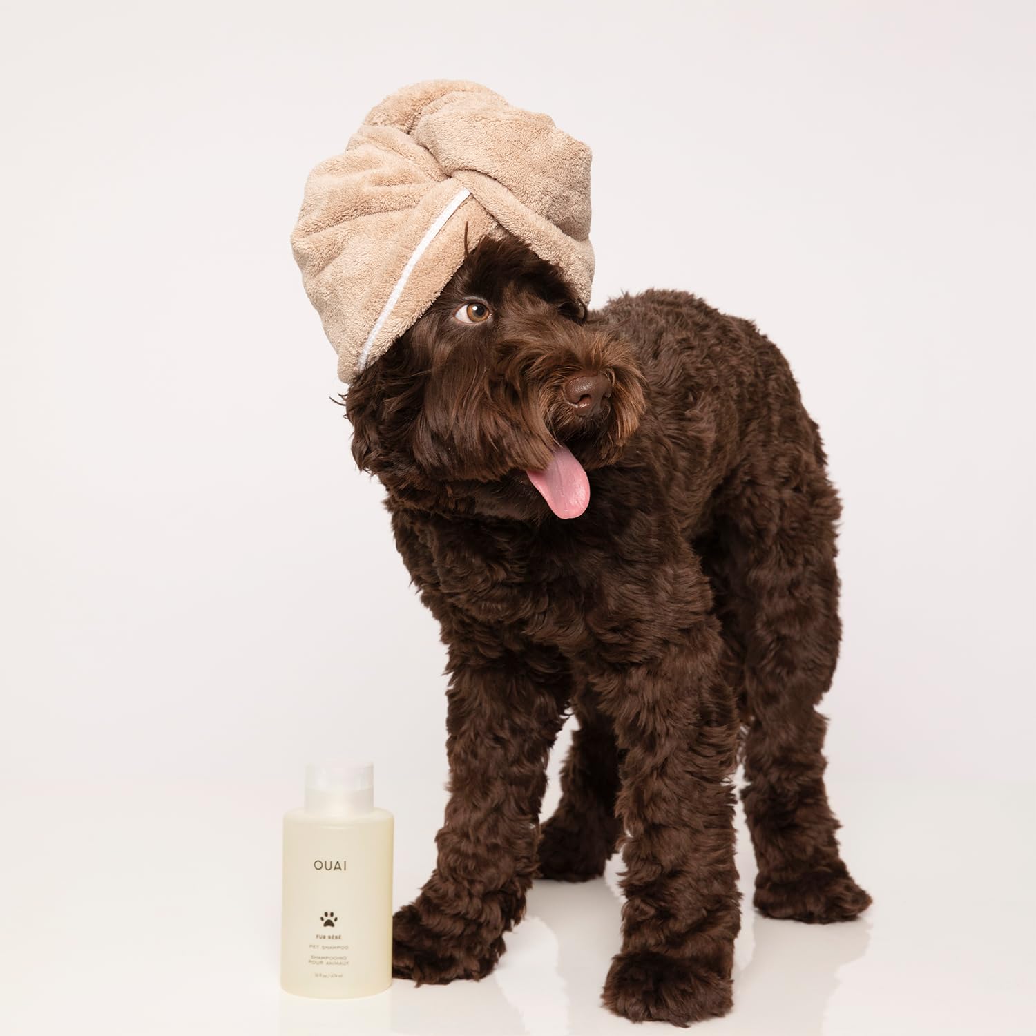 Ouai Fur Bébé Pet Shampoo, Mercer Street Scent - Dog Shampoo And Coat Wash For Hydrating, Cleansing And Adding Shine - Pet Supplies By Ouai (16 Fl Oz)