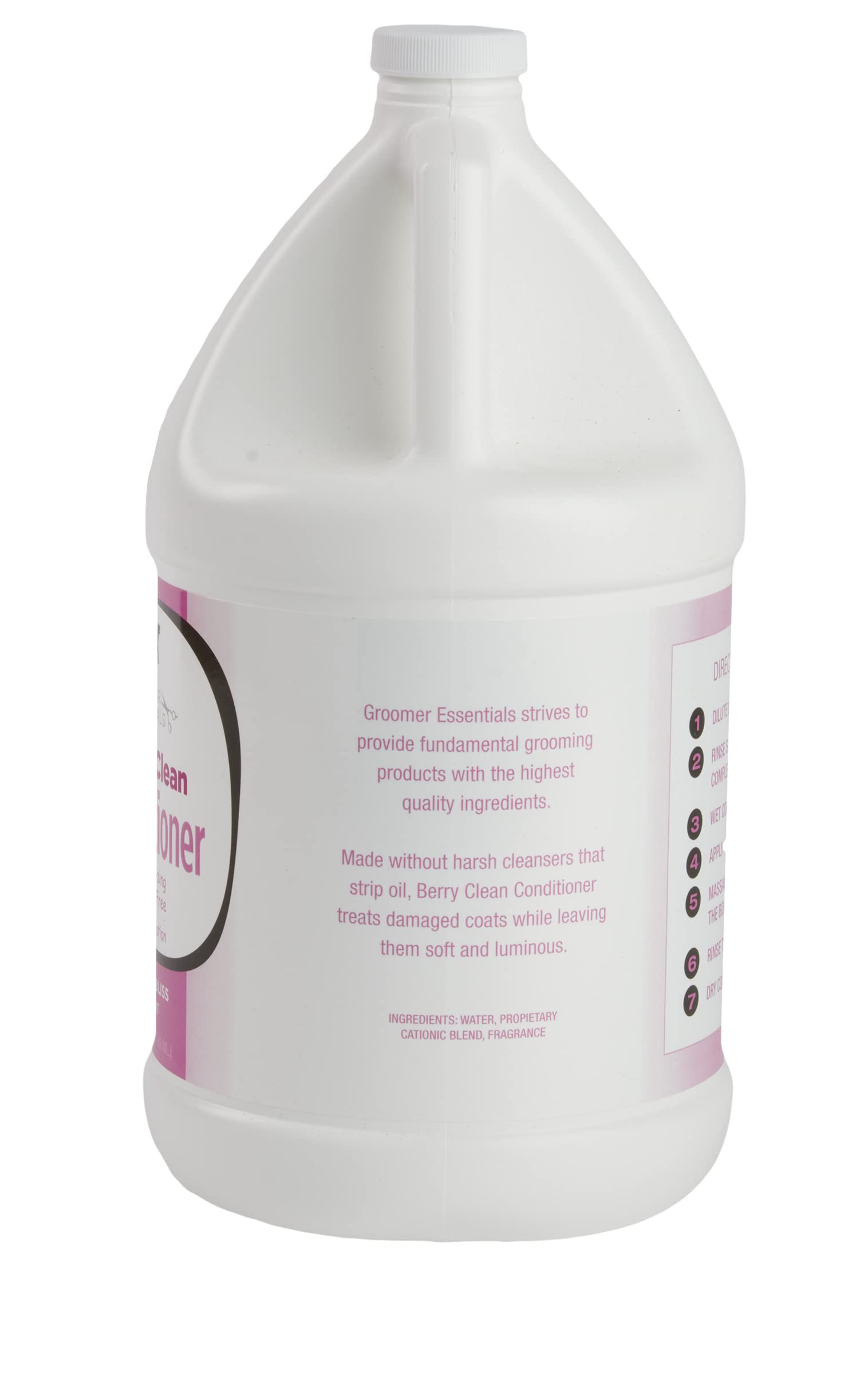 Groomer Essentials Berry Clean Conditioner - 1 Gallon - Conditioner For Dogs -