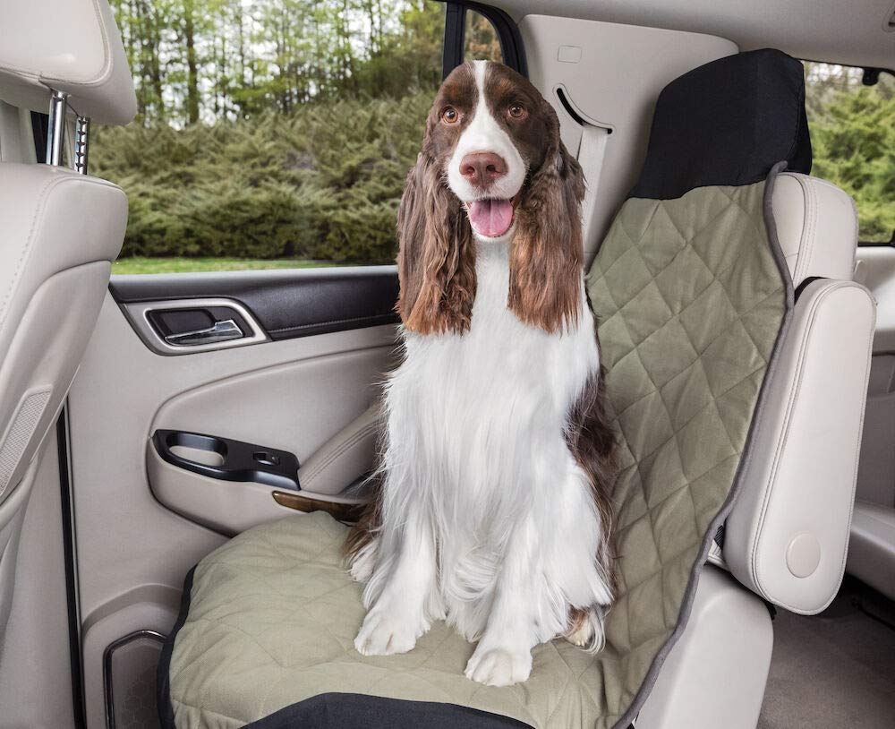 Petsafe Happy Ride Quilted Dog Car Seat Cover - Waterproof & Durable - Machine Washable - Fits Most Cars, Trucks & Suvs - Backse