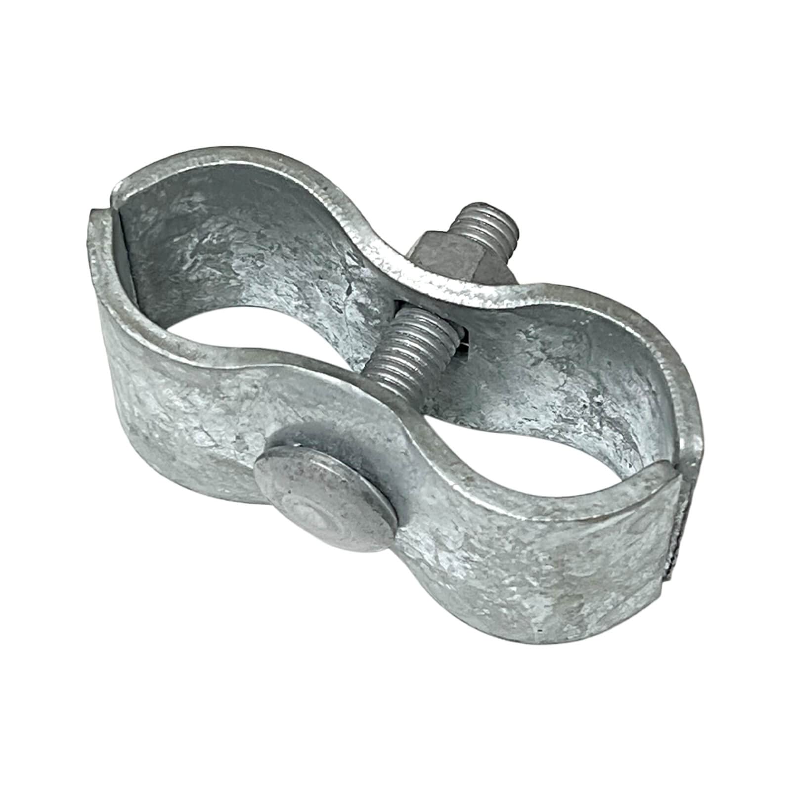 Chain Link Fence Panel Clamps/Galvanized Steel Panel Clamp 1-5/8' (8 Set)/ Kennel Clamps: Chain Link Fence Pipe Panel Frames, Saddle Clamp, Kennel Clamp