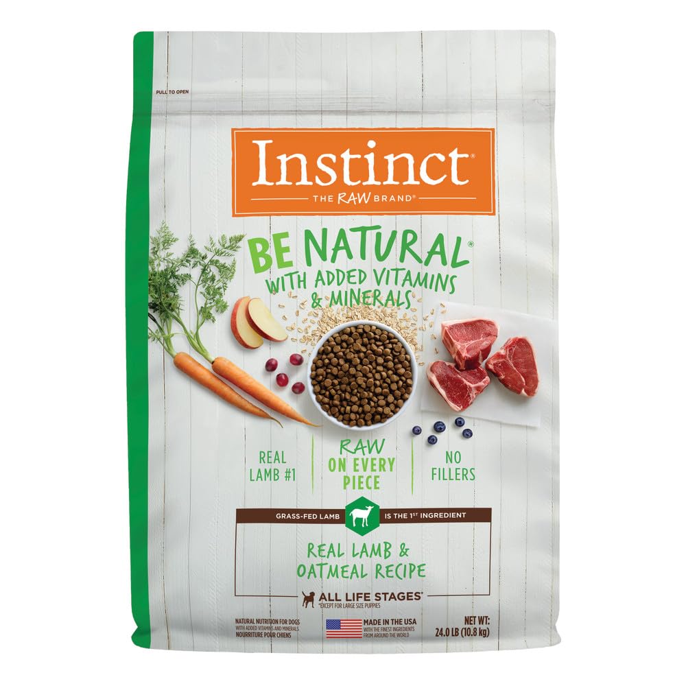 Be Natural Lamb & Oatmeal Dry Dog Food, 24 lb. Bag