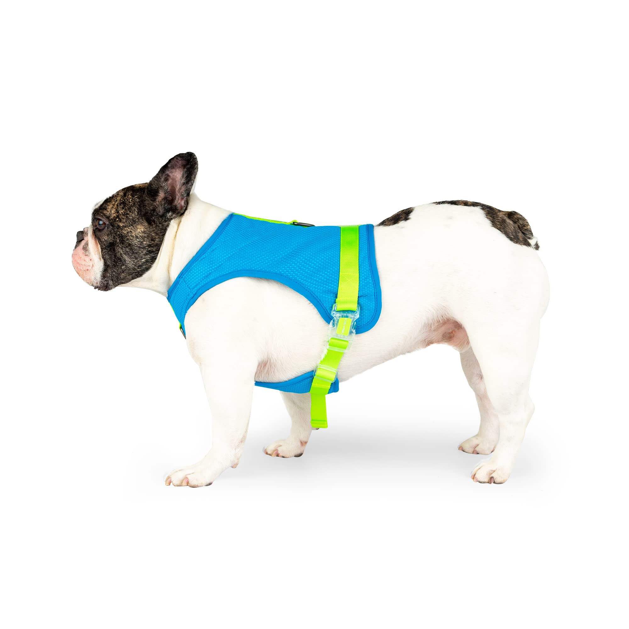 Canada Pooch Dog Cooling Harness - Evaporative Cooling Harness Vest For Dogs With Breathable Mesh Material & Reflective Lining,
