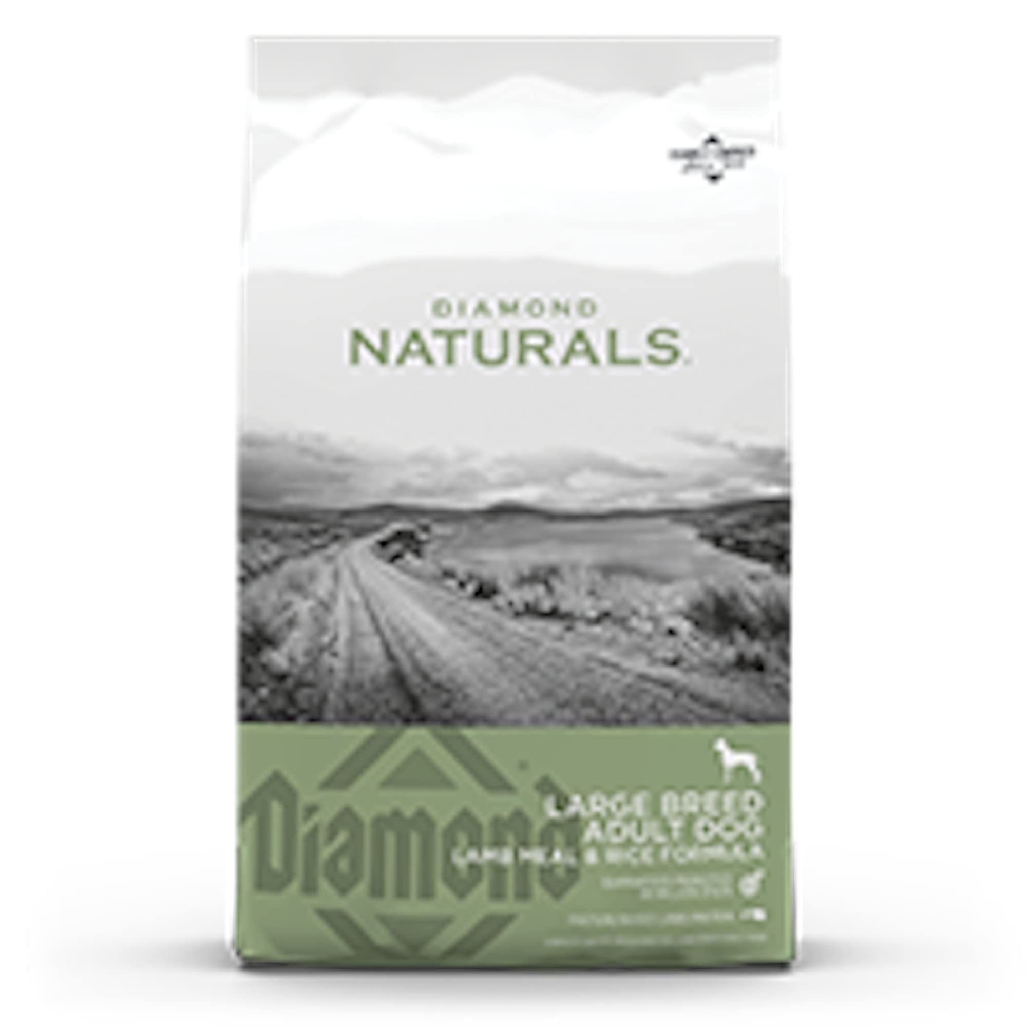 Diamond Naturals Large Breed Adult Dry Dog Food Lamb Meal and Rice Formula with Protein from Real Lamb, Probiotics and Essential