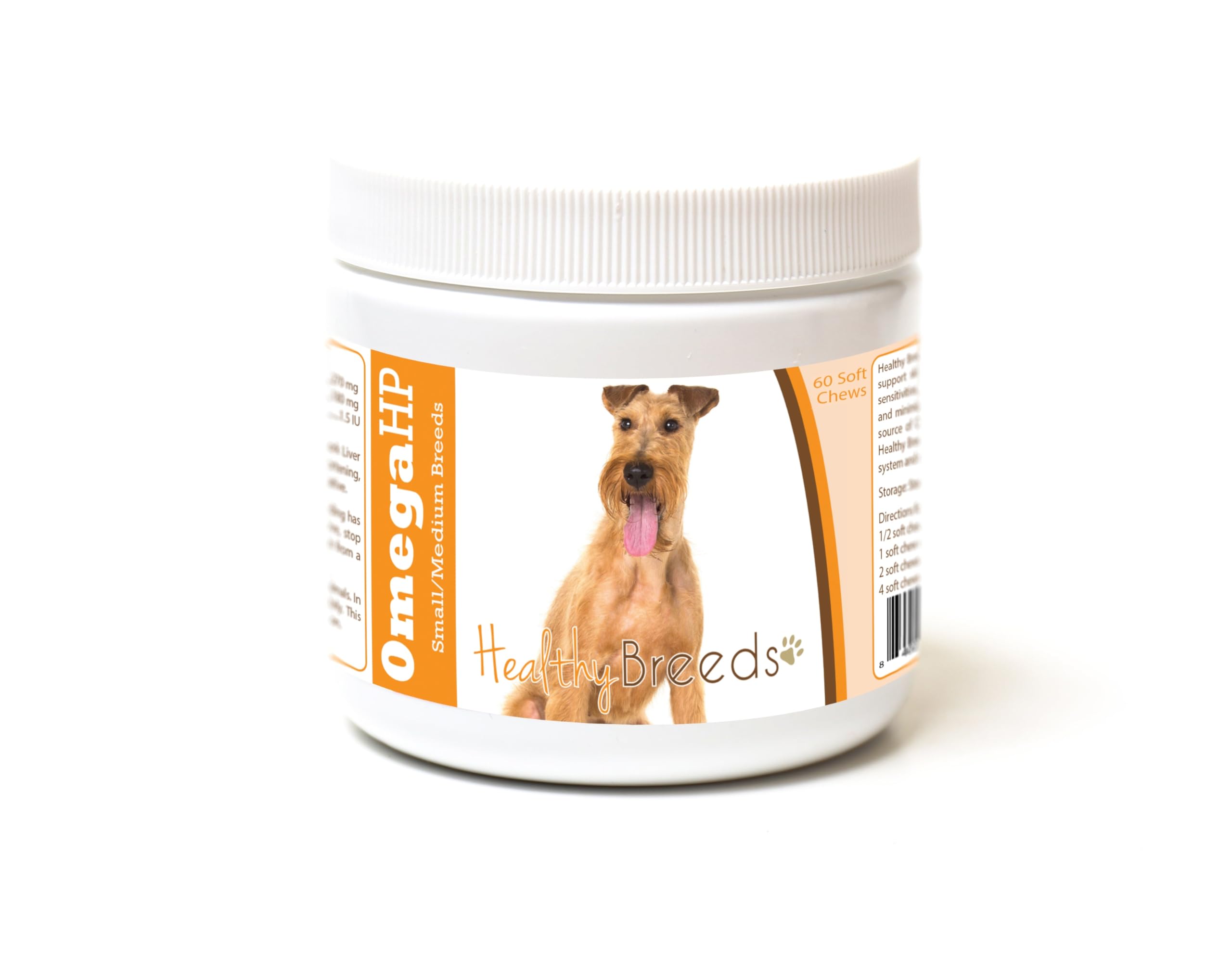Healthy Breeds Irish Terrier Omega HP Fatty Acid Skin and Coat Support Soft Chews 60 Count