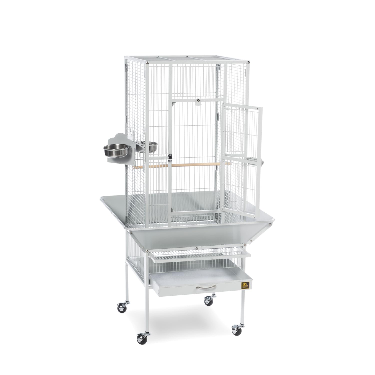 Prevue Pet Products 3351W Park Plaza Bird Cage, Pewter,Small