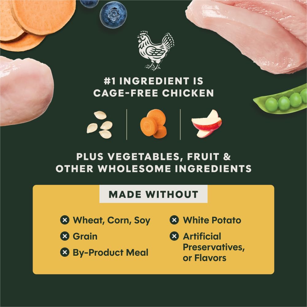 Instinct Raw Boost, Natural Dry Dog Food with Freeze Dried Pieces, High Protein, Grain Free Recipe - Real Chicken, 20 lb. Bag