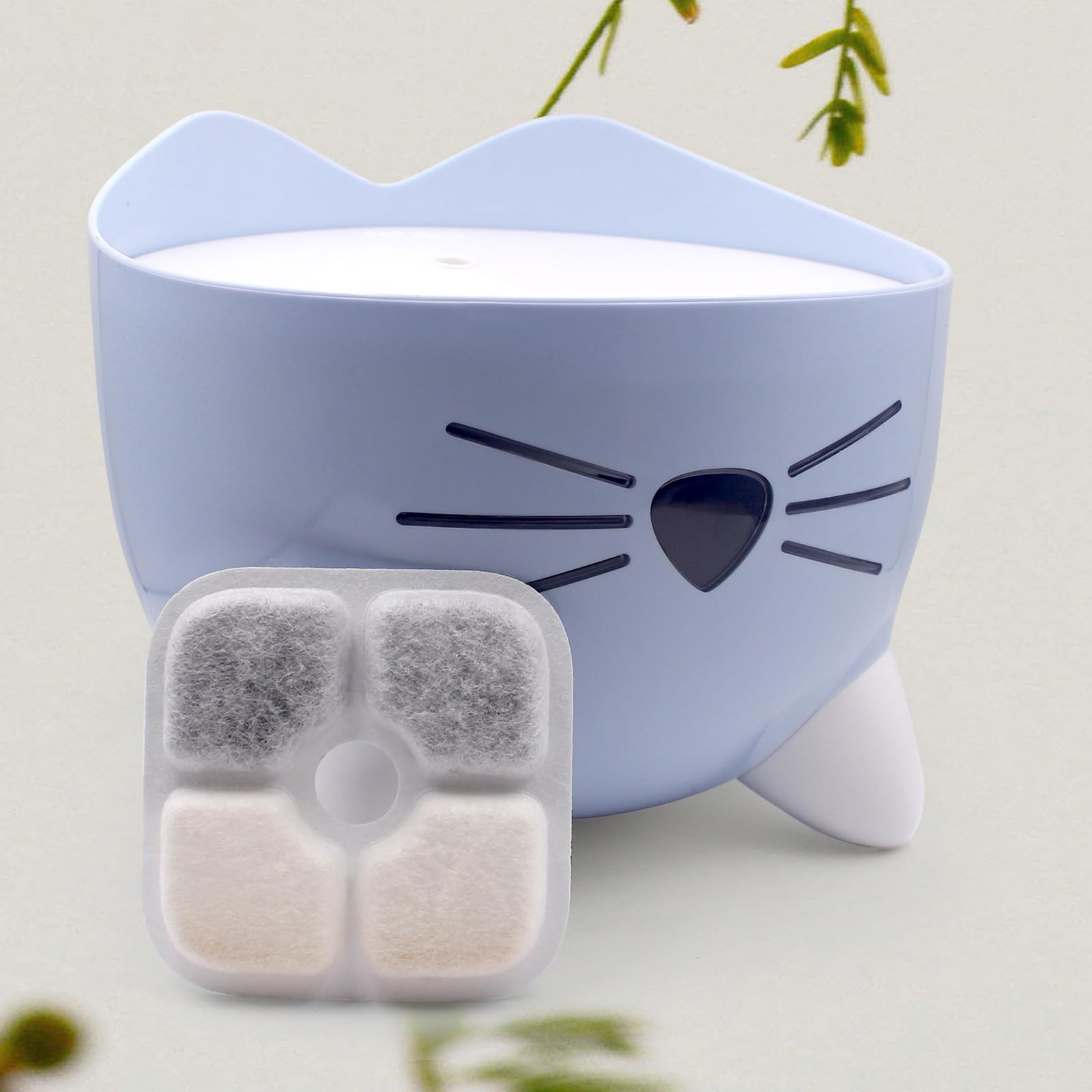 Pet Fountain Filters Replacement Compatible with Catit Cat Water Fountain, Carbon Ion-exchange Resin Cat Water Fountain Filters