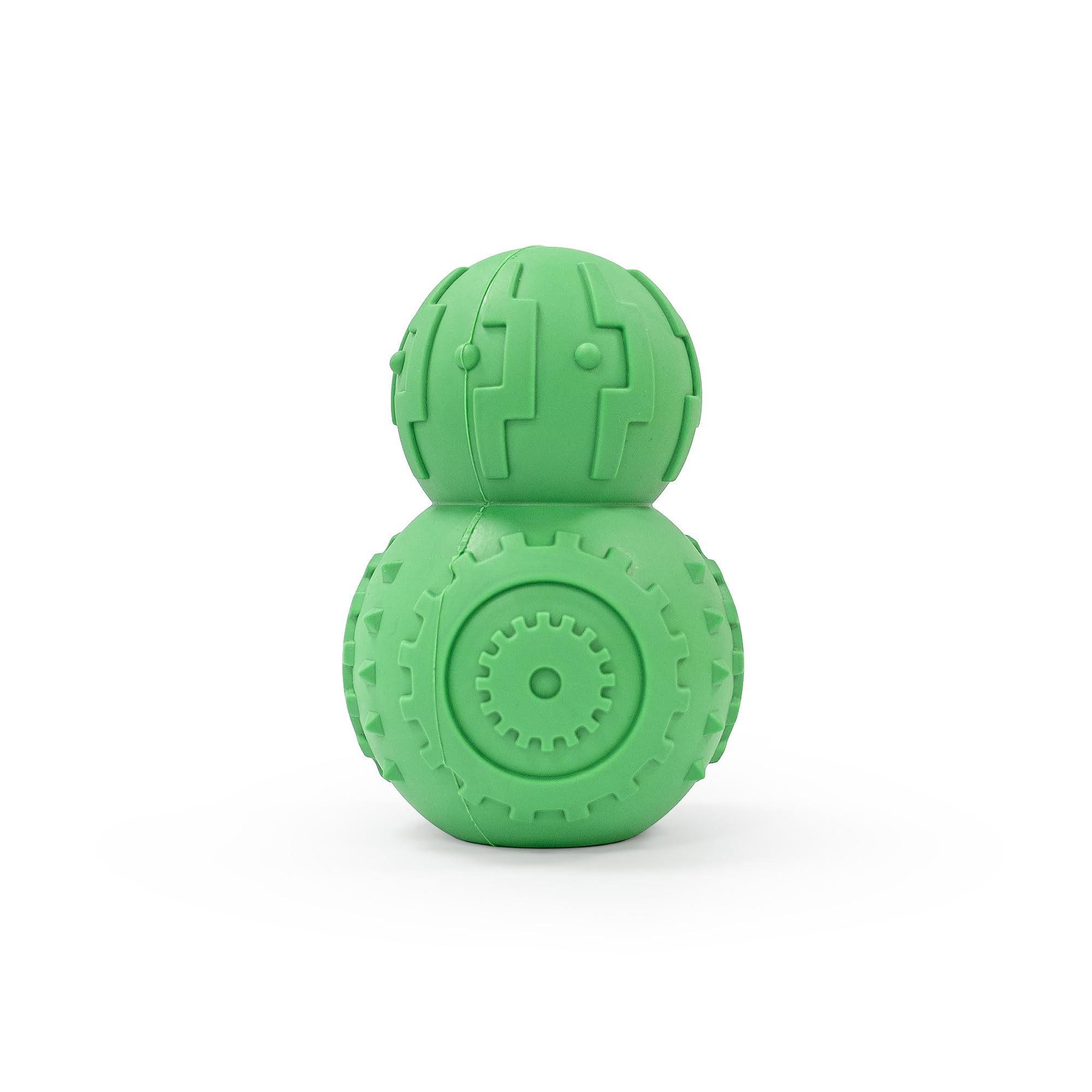 Zigly Lifestyle Droid Duo Natural Rubber Dog Chew Toy For Puppies & Adult Dogs | Durable Interactive Chew Toy For Small, Medium 