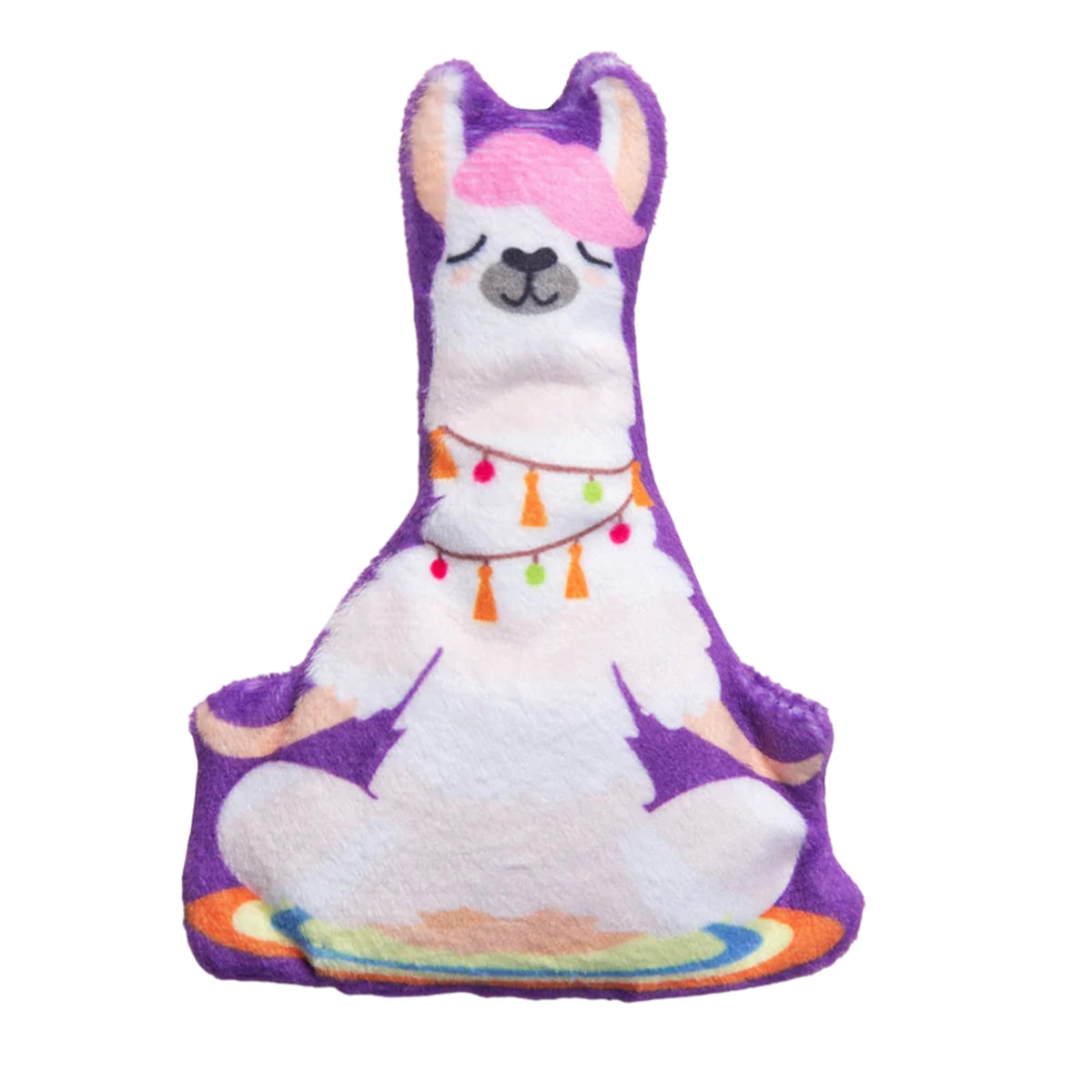 Snugarooz Kitty Llamaste Cat Toy With Catnip Inside And Repair Patch - Crinkle – Eco Friendly - Engaging And Fun - Made From Recycled Water Bottle