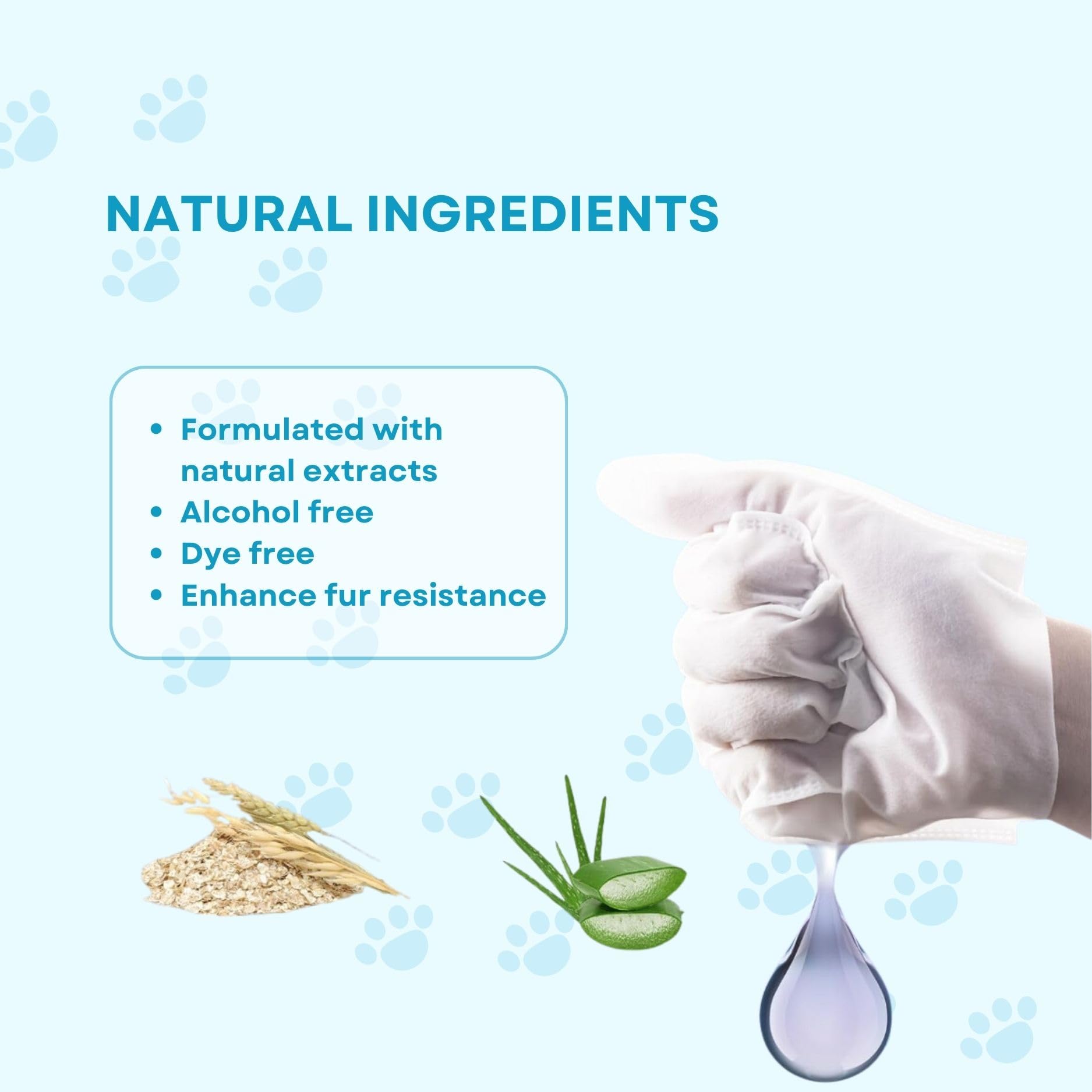 Cinokai-Pet Cleaning Wipes - Cat Cleaning Wipes & Dog Grooming Gloves -Pet Glove Wipes For Dogs And Cats - Deodorizing Grooming