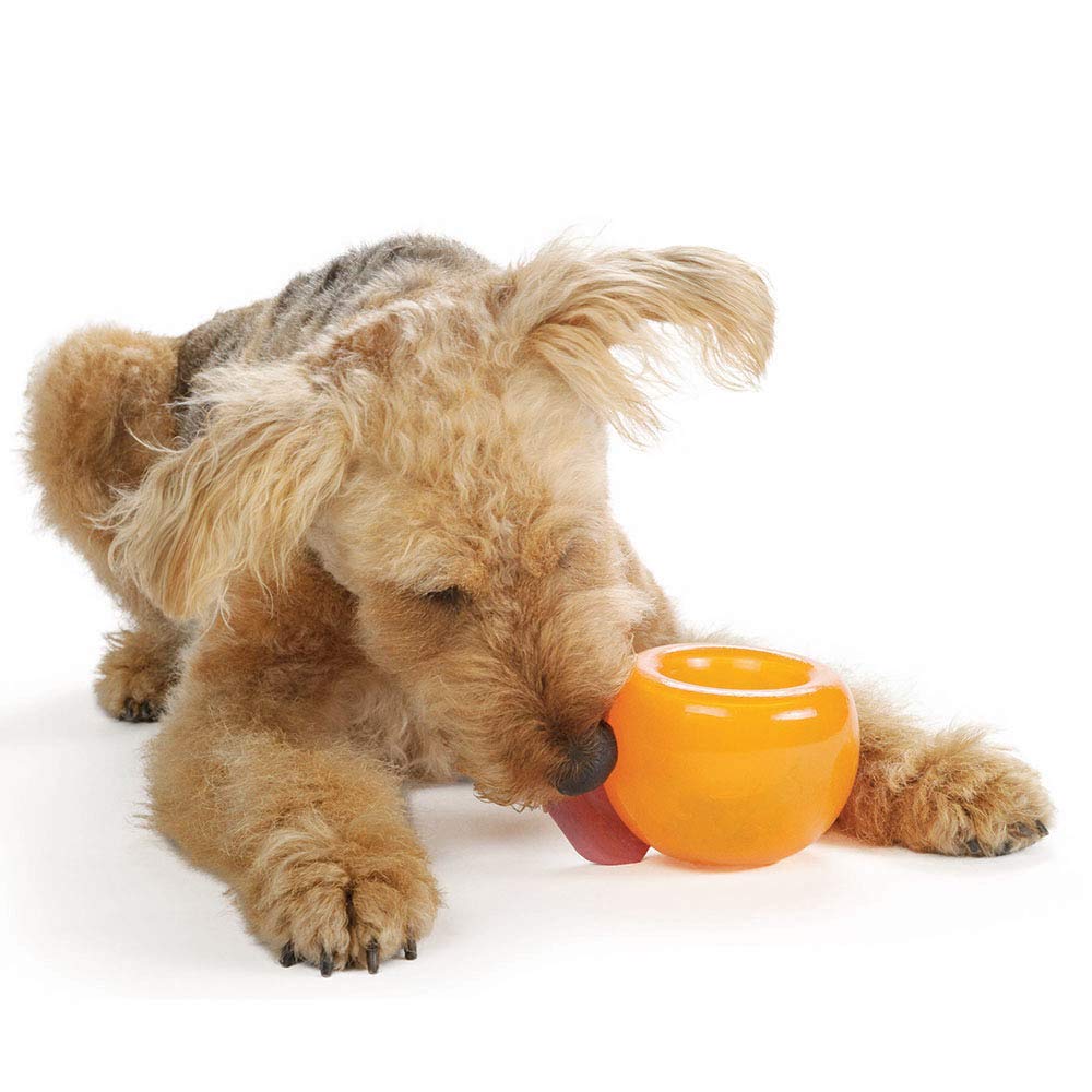 Outward Hound by Planet Dog Snoop Interactive Treat Dispensing Dog Toy, Large, Orange