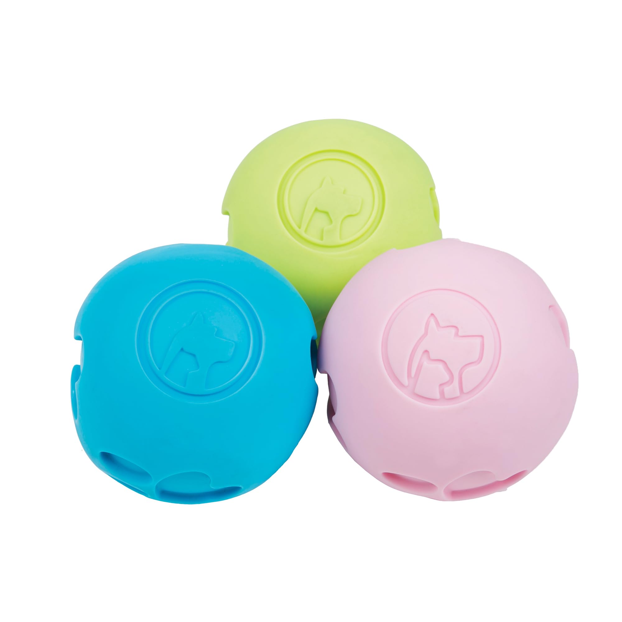 Petique Pink Paw Me! Treat Ball Dispenser And Dog Toy: Engaging Design, Squishy Texture, Easy Rolling, Interactive Play, Keeps P