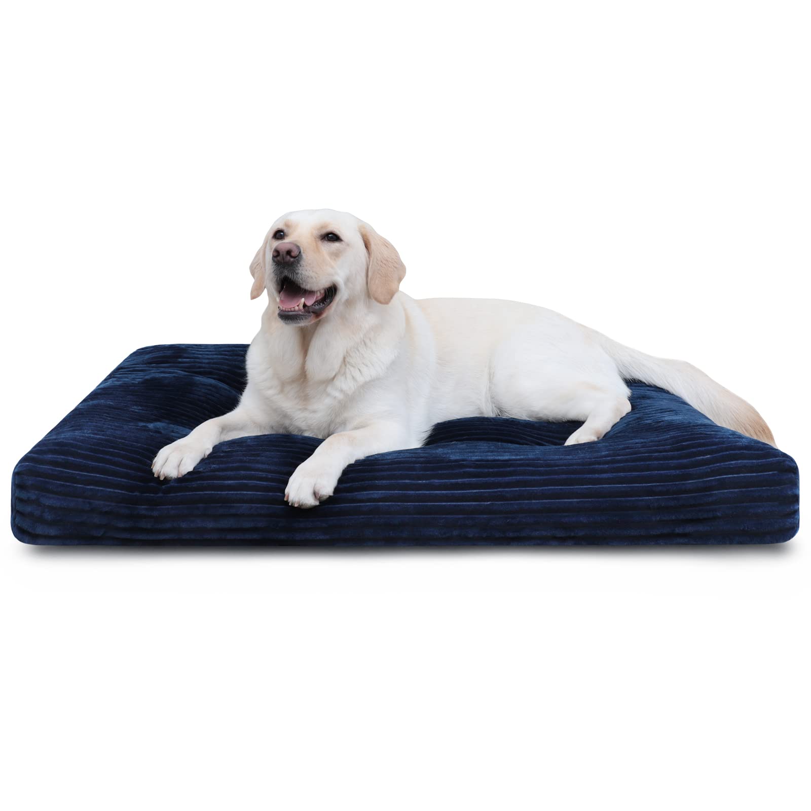 Dog Crate Bed Washable Dog Beds For Extra Large Dogs Deluxe Thick Flannel Fluffy Comfy Kennel Pad Anti-Slip & Anti-Scratch Pet S