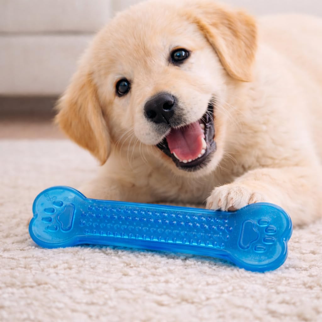 Petpals Dog Bone Chew Toy | Textured Chew Bone Toy For Dogs | Dental Care & Puppy Teething Dog Toy