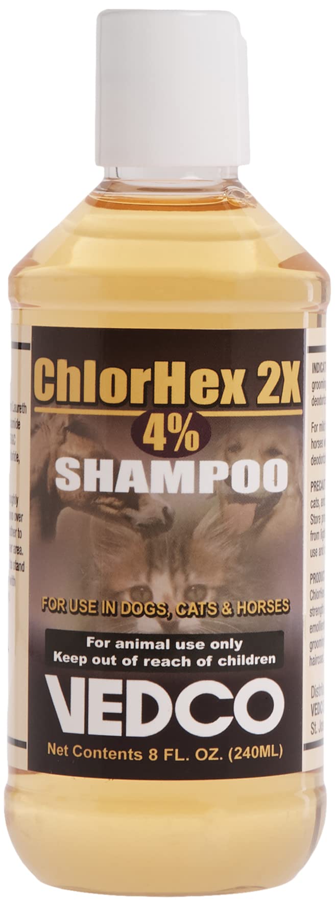 Chlorhex 2X 4% Shampoo, 8 Oz.