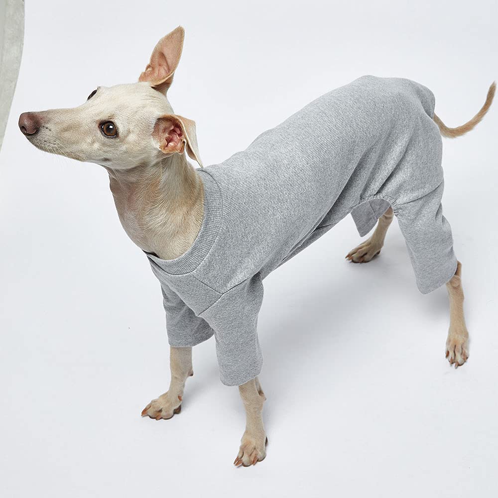 Lucky Petter Basic Soft Dog Pajamas For Small Dog Onesie Doggie Jammies Dog Shirt Stretchable Dog Jumpsuit Bodysuit Pjs (X-Small, Basic Black)