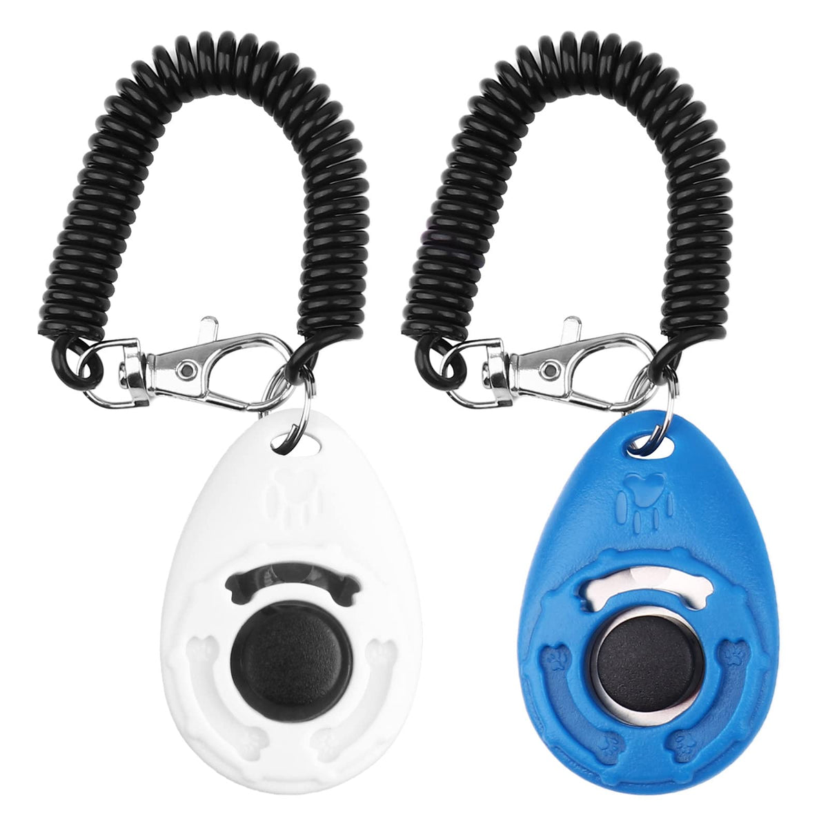 Dog Training Clicker with Wrist Strap - OYEFLY Durable Lightweight Easy to Use, Pet Training Clicker for Cats Puppy Birds Horses