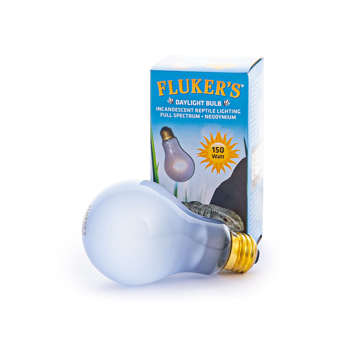 Fluker'S Neodymium Full Spectrum Daylight Bulbs For Reptiles, 150 Watt