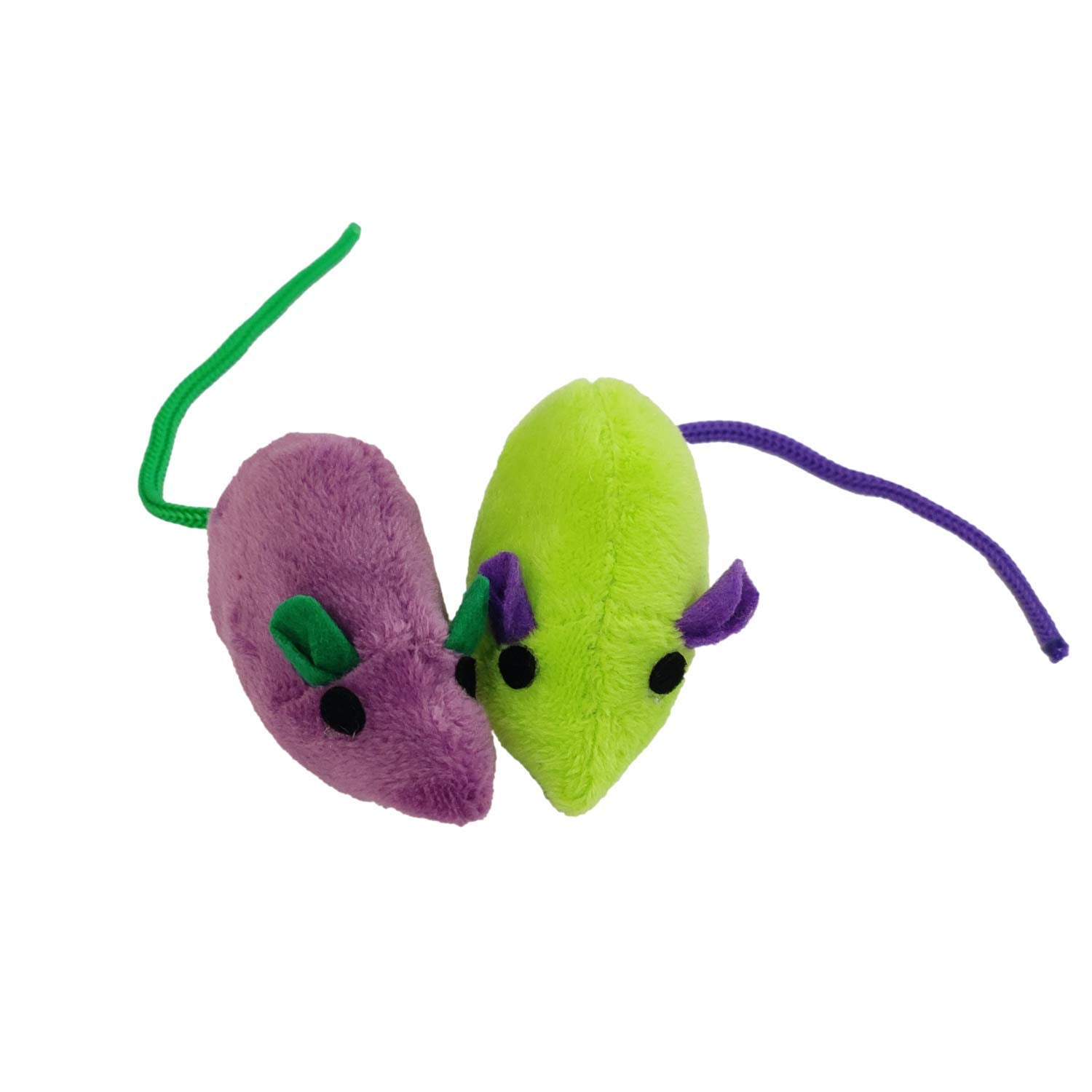 The Pets Company Plush Soft Mouse Cat Toy For Cats And Kittens, Set Of 2