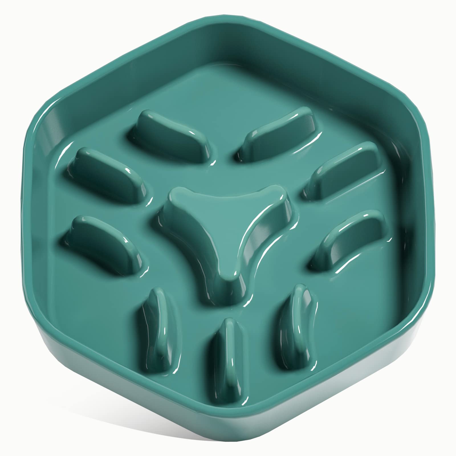LE TAUCI PET Dog Slow Feeder Bowl Ceramic,3 Cups Puzzle Dog Food Bowl for Small Medium Large Breed, Puppy Slow Feeder Bowl for F