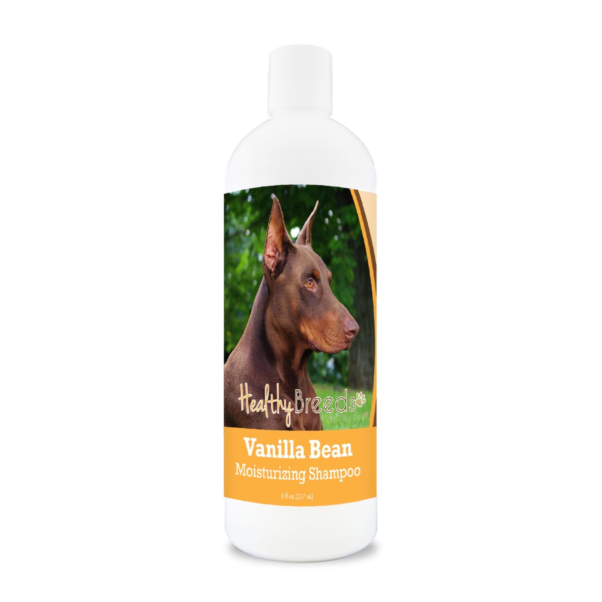 Healthy Breeds Doberman Pinscher Vanilla Bean Moisturizing Shampoo + Conditioner - With Vitamins A, D, E + Coconut Oil - 8 Oz