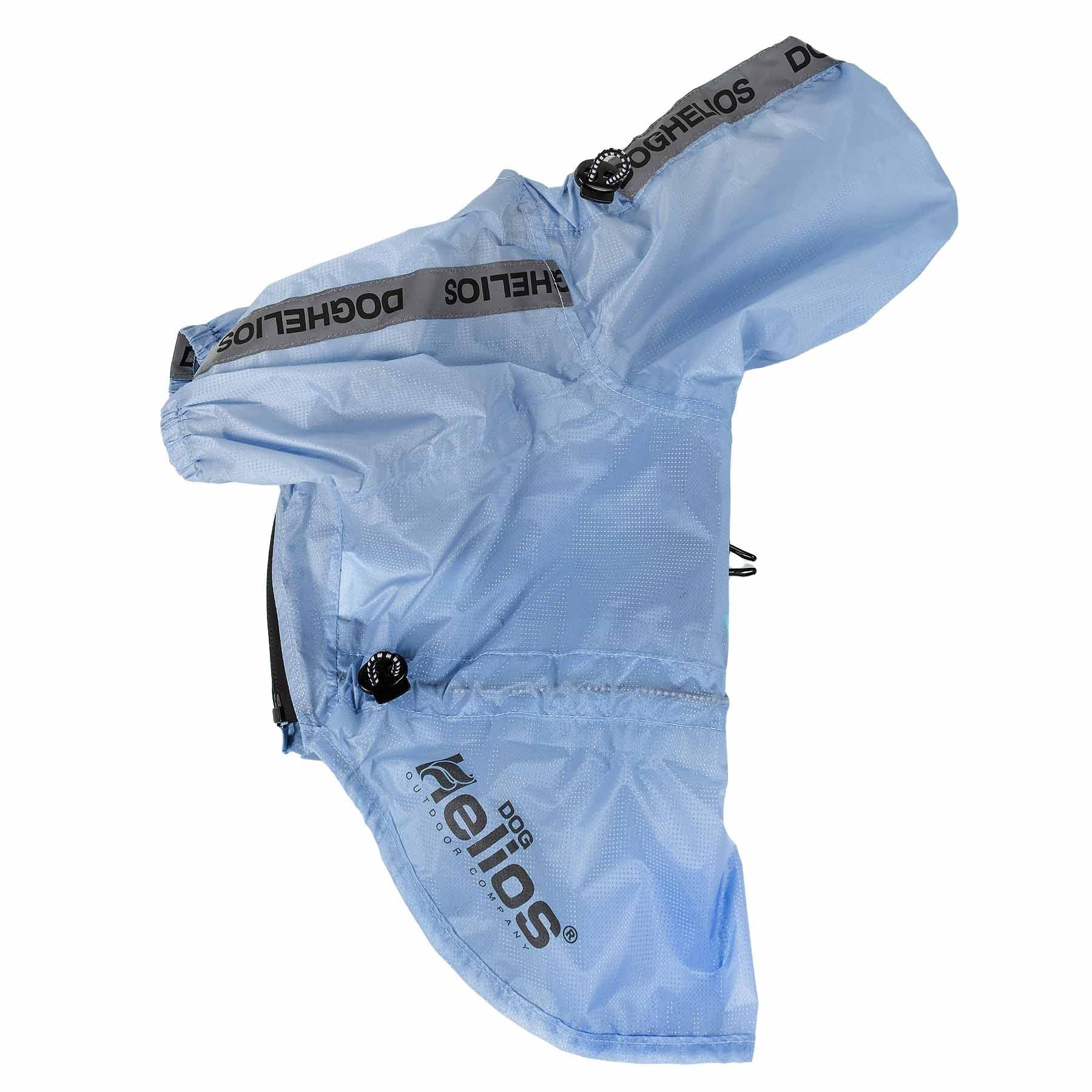 Dog Helios Torrential Shield Adjustable and Waterproof Dog Raincoat Poncho, MD, Blue