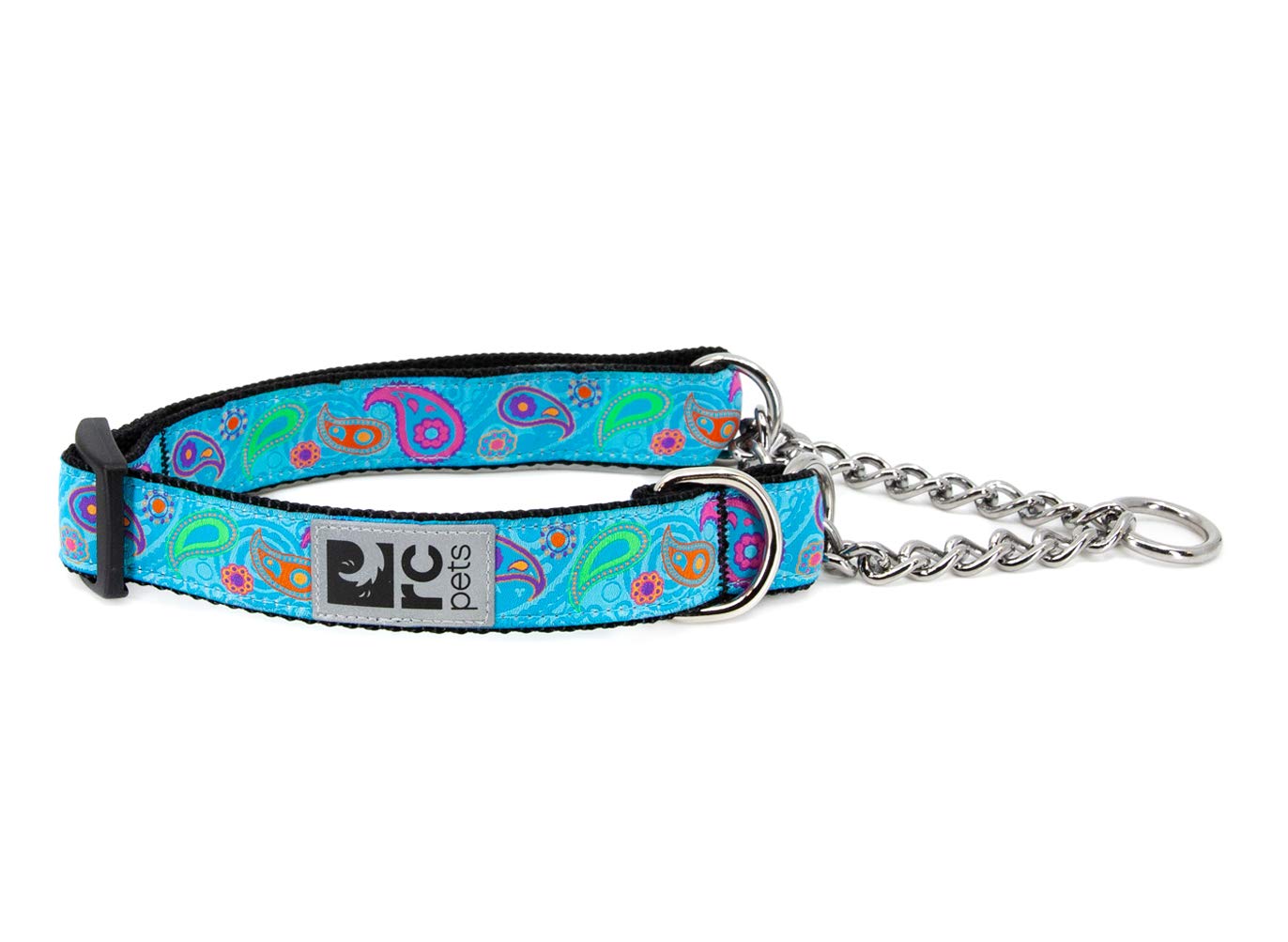 Rc Pets 1' Martingale Training Collar, Medium, Tropical Paisley