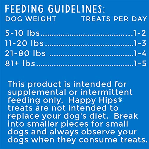 Happy Hips Jerky Dog Treats, Chicken, 12 oz. Pouch