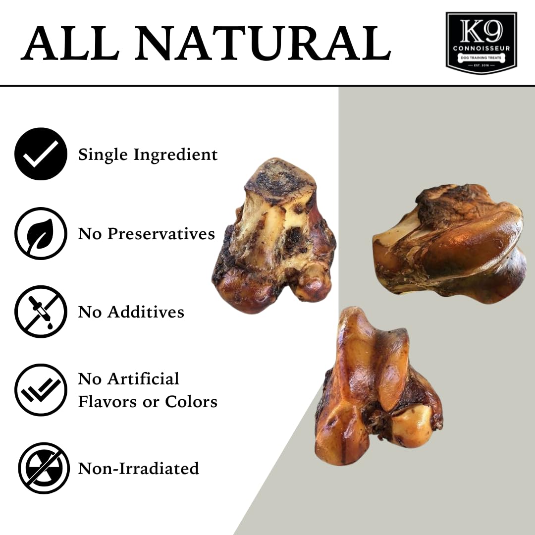 K9 Connoisseur Single Ingredient Dog Bones Made in USA for Large Breed Aggressive Chewers All Natural Long Lasting Meaty Mammoth