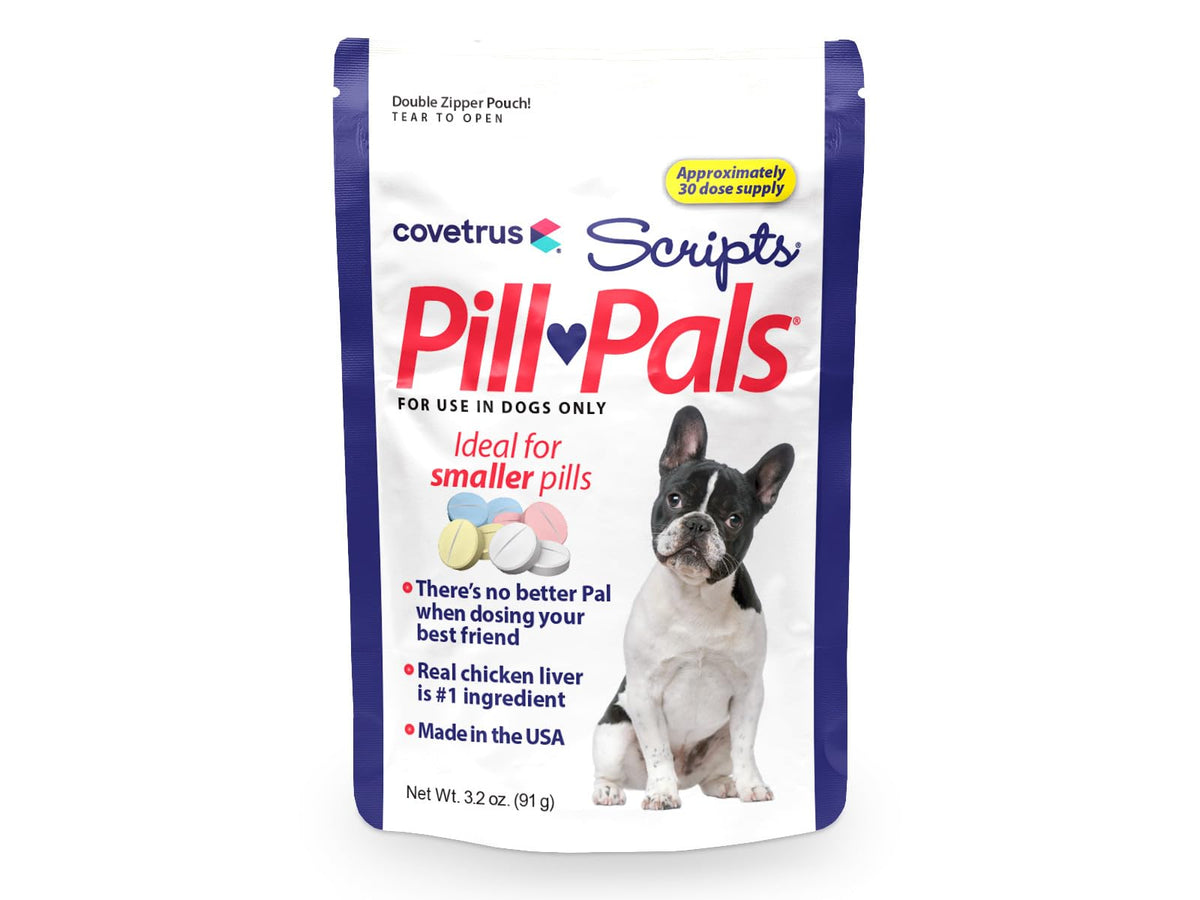 Covetrus Pill Pals Treats For Dogs - Soft Pill Pocket Treats For Medication - Treat Pouches For Small Pills & Tablets - Made In 