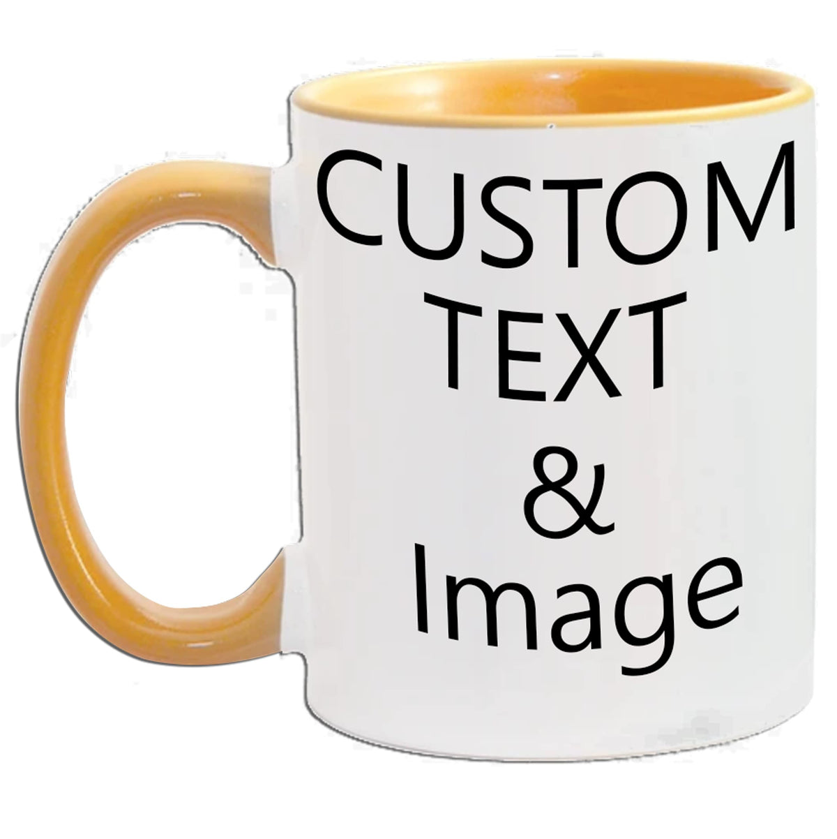 Customized Photo Mug With Personalized Text Upload Your Image With Different Designs, 11 Ounces