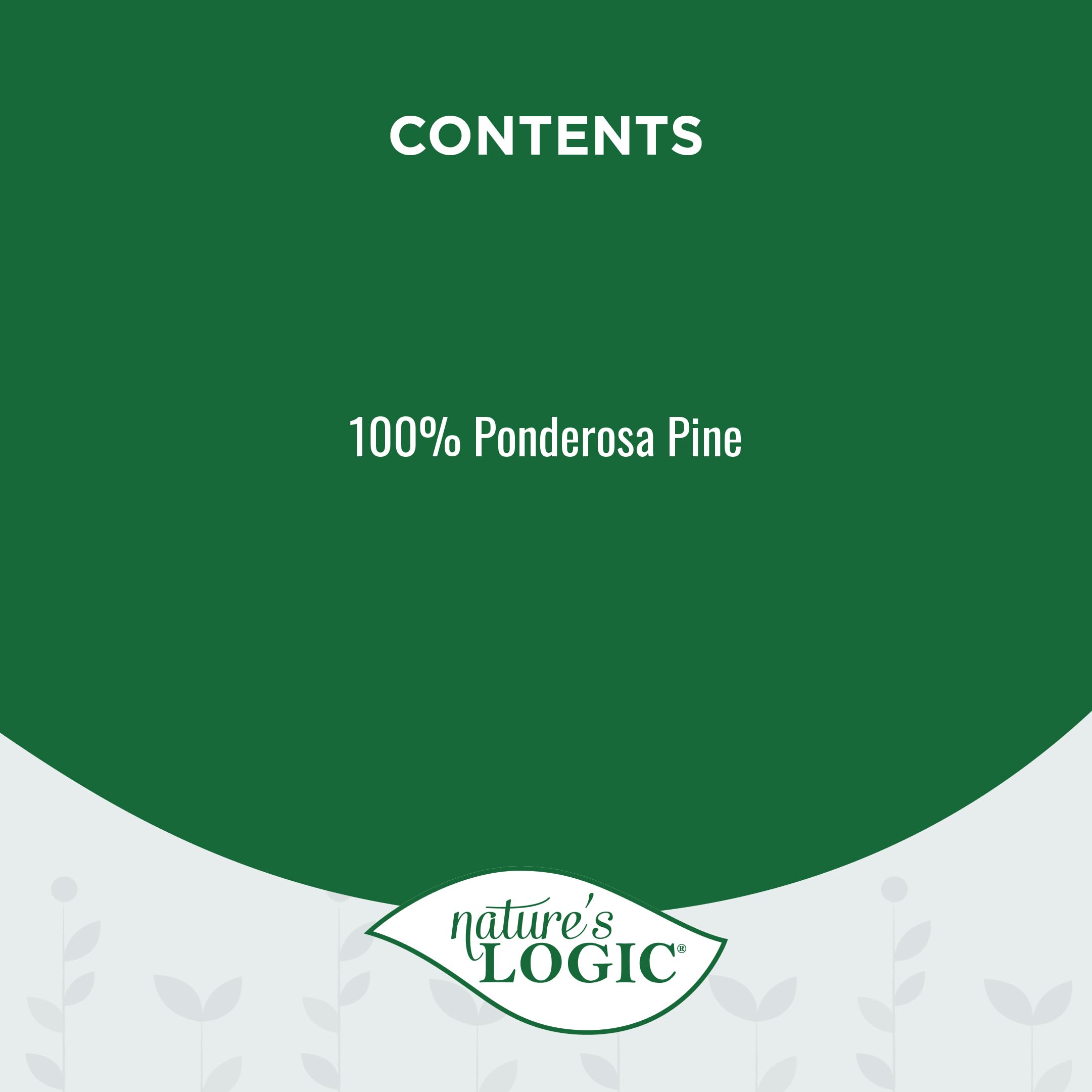 Nature'S Logic 100% Natural Pine Pellet Cat Litter - 100% Ponderosa Pine, Dust-Free, Unscented, Biodegradable - Safe For Cats, K