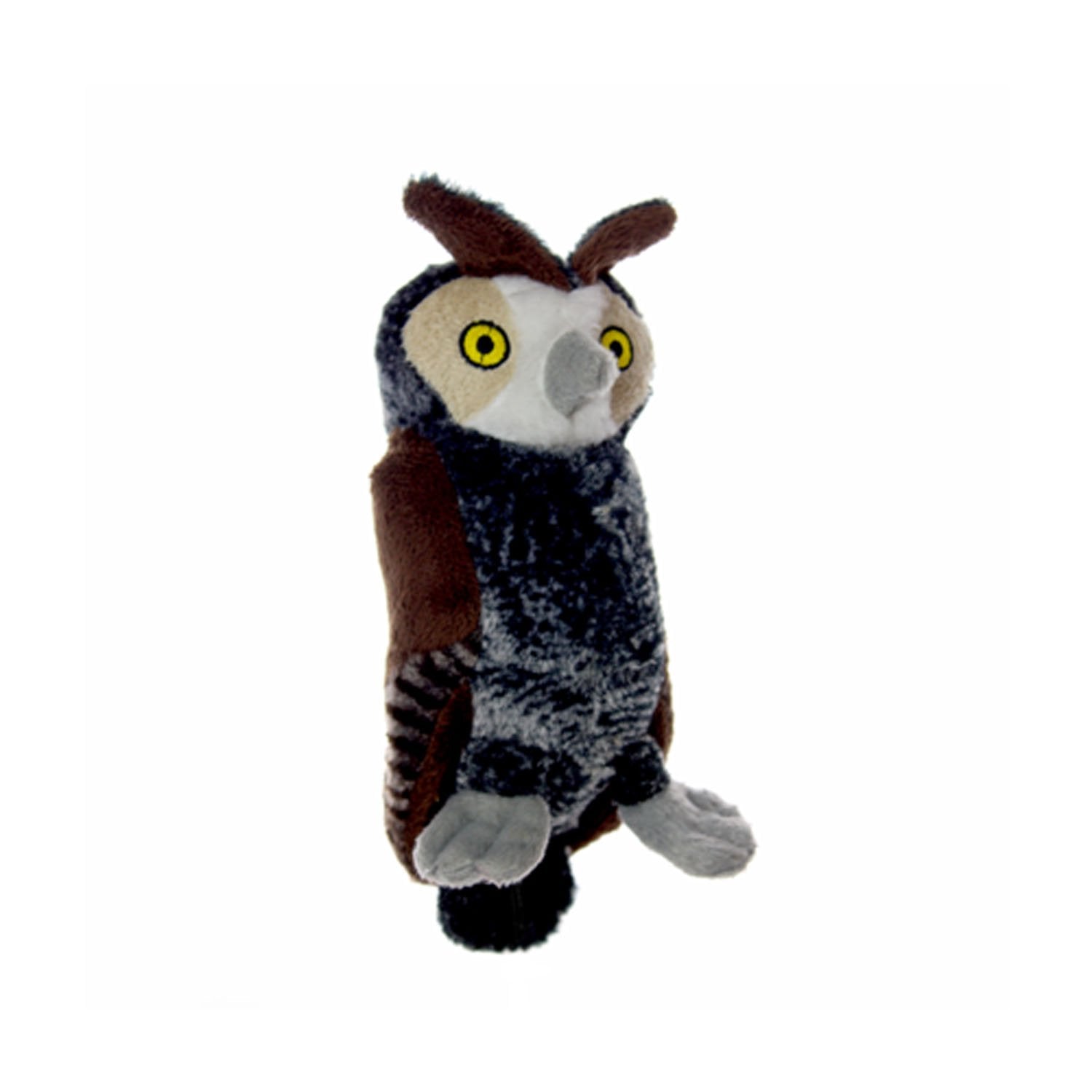 Mighty-Nature Junior Owl -Squeaker-Multiple Layers. Made Durable, Strong & Tough. Interactive Play Dog Toy (Tug, Toss & Fetch). Machine Washable & Floats