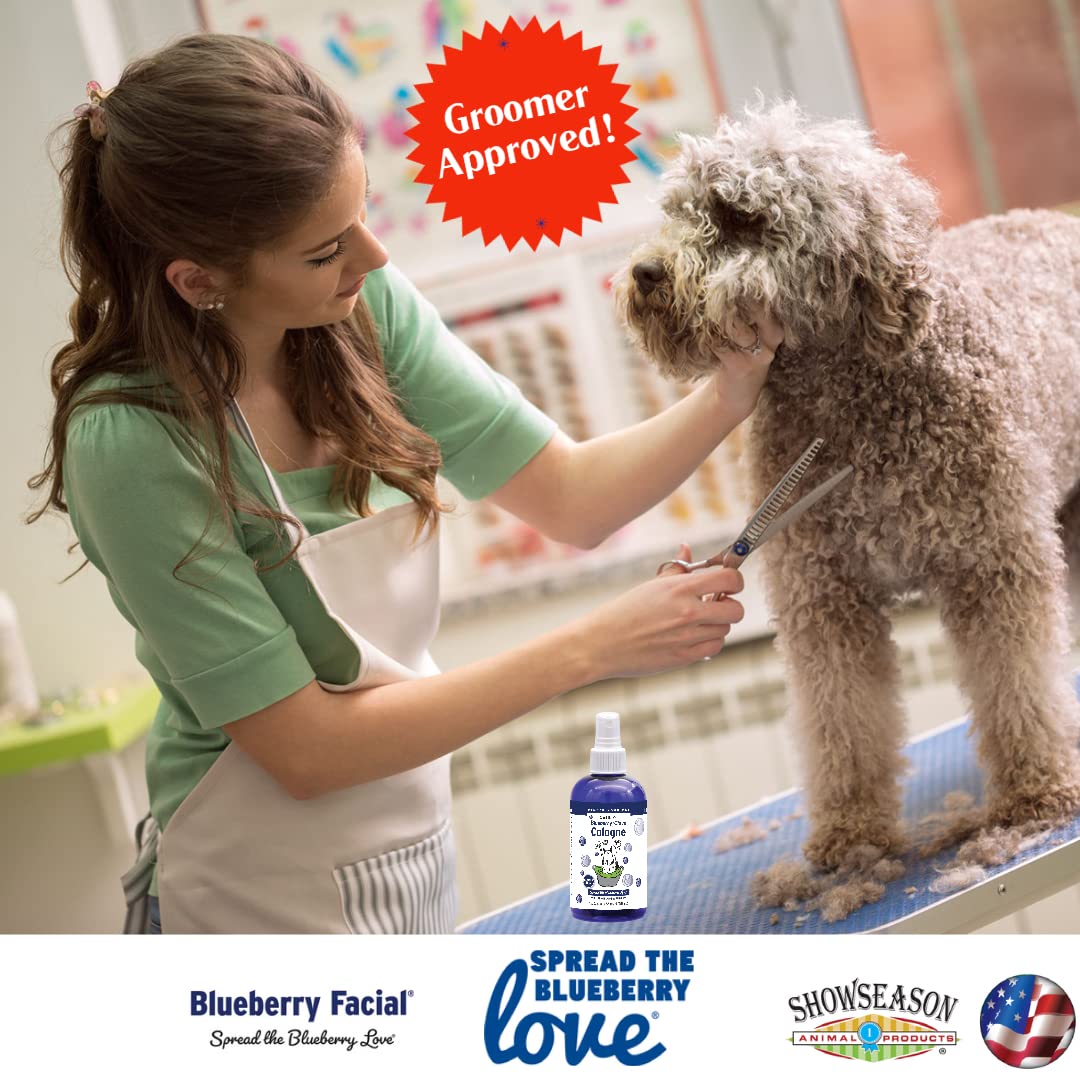 Showseason South Bark'S Blueberry Clove Dog Cologne 8.5 Oz | Dog Perfume Long Lasting | Deodorizing Spray