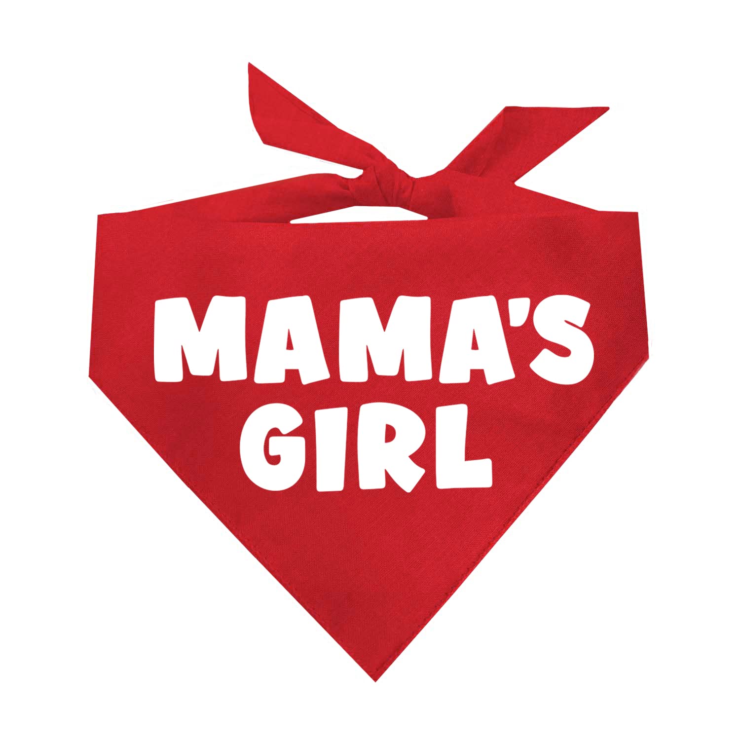 Mama'S Girl Dog Bandana | 100% Cotton For Mom | Valentine'S Day | Prop Photoshoot | Red, One Size (949)