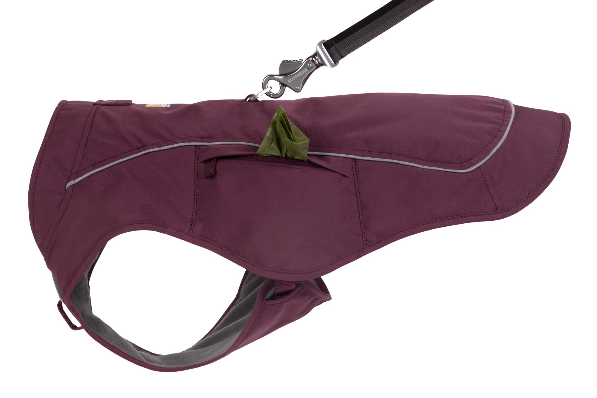 Ruffwear, Overcoat Fuse Jacket Harness Combo For Dogs, Purple Rain, Small