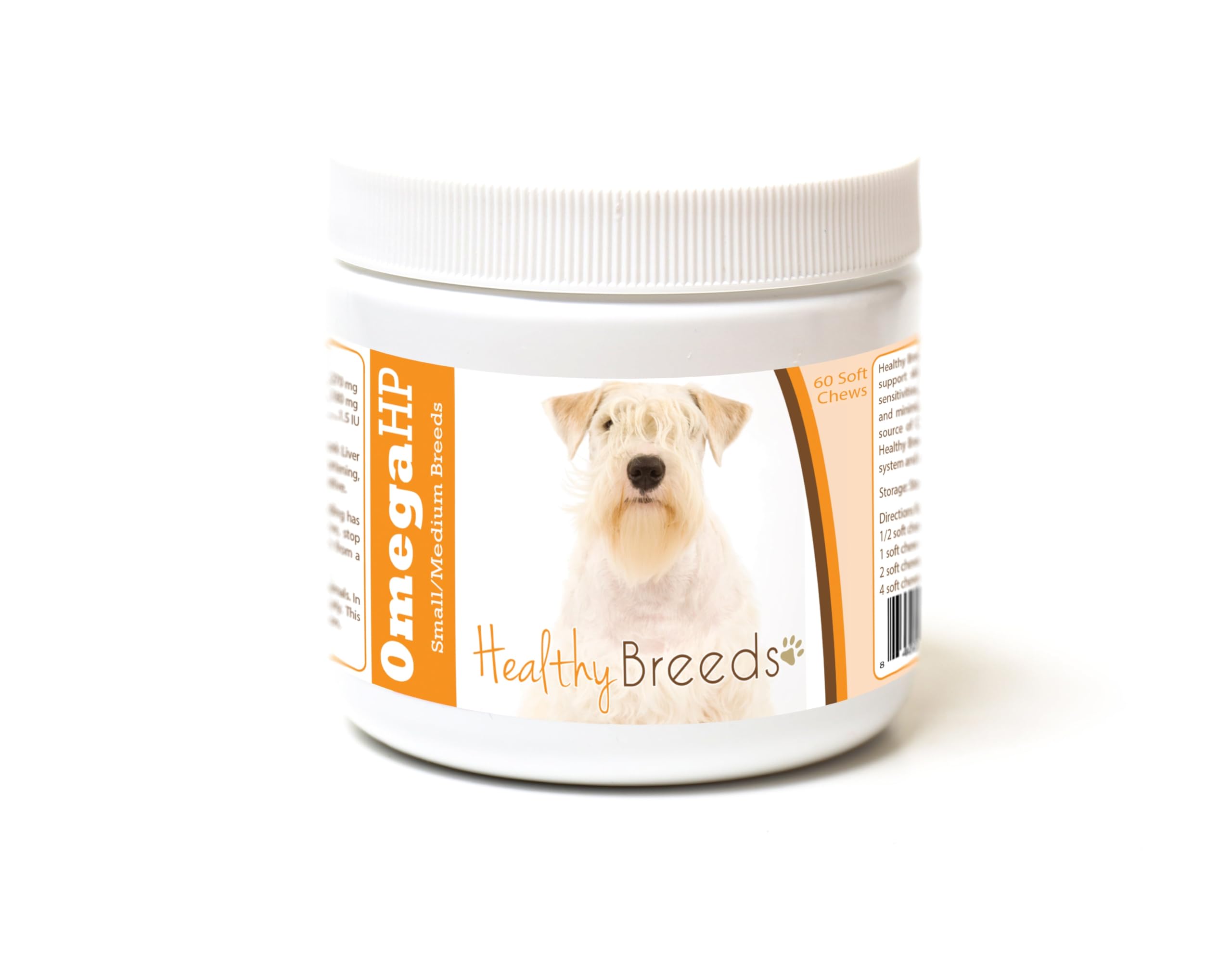 Healthy Breeds Sealyham Terrier Omega HP Fatty Acid Skin and Coat Support Soft Chews 60 Count