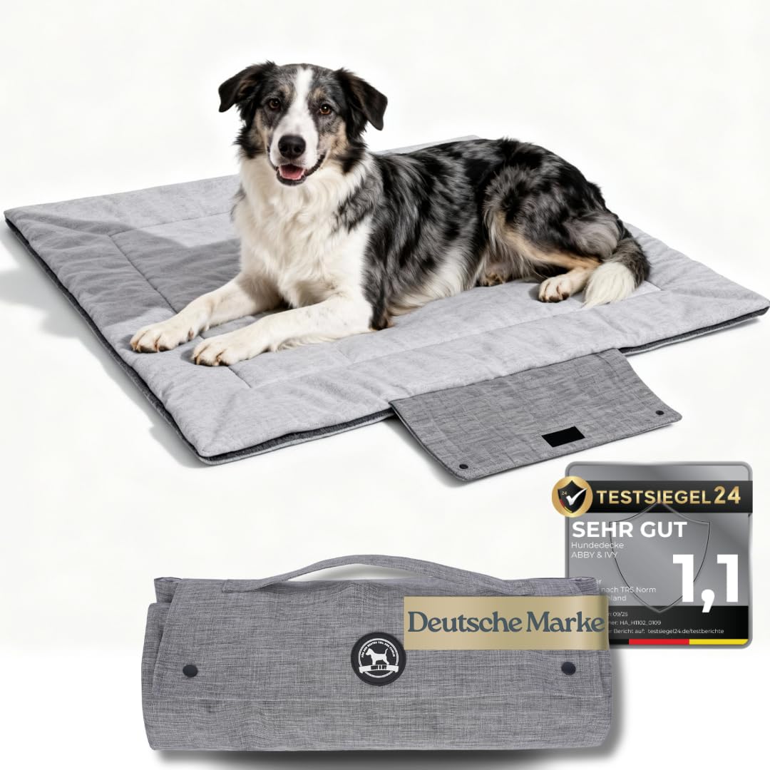 Abby&Ivy Premium Dog Mat  Foldable Dog Blanket for On the Go  Practical and Stylish Dog Blanket for Travel and Trips
