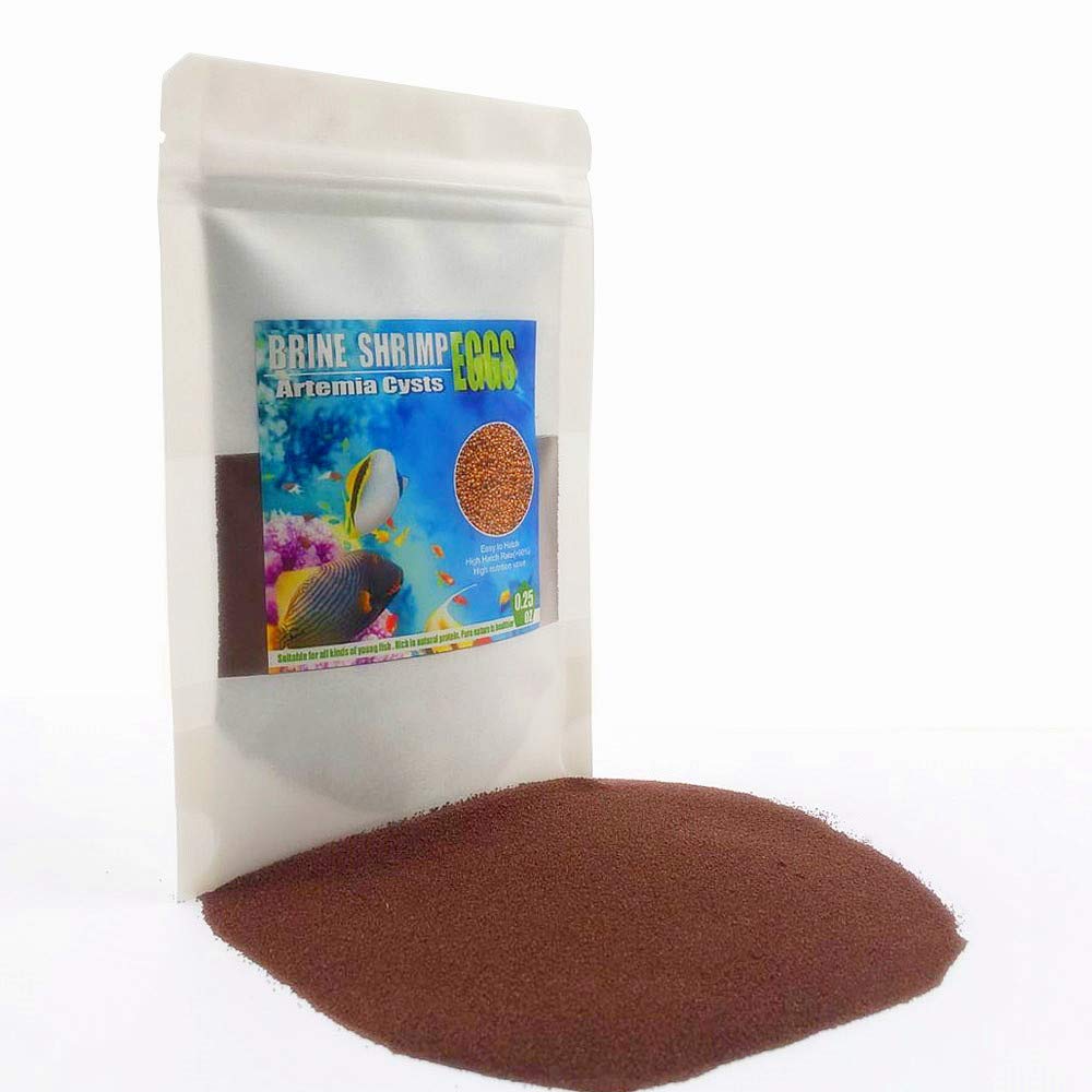 Brine Shrimp Eggs For Aquatic Foods Baby & Fry Foods The Popular 90% Hatch Gsl Brine Shrimp Eggs (0.5 Oz)