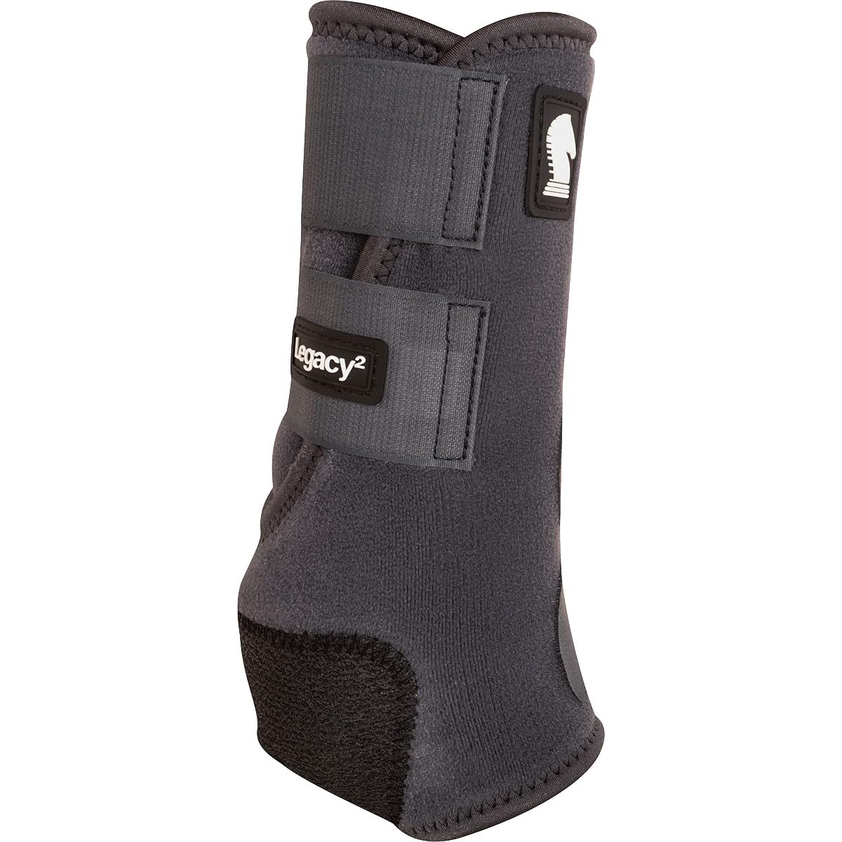 Classic Equine Legacy2 Support Boots, Front (Charcoal, Medium)
