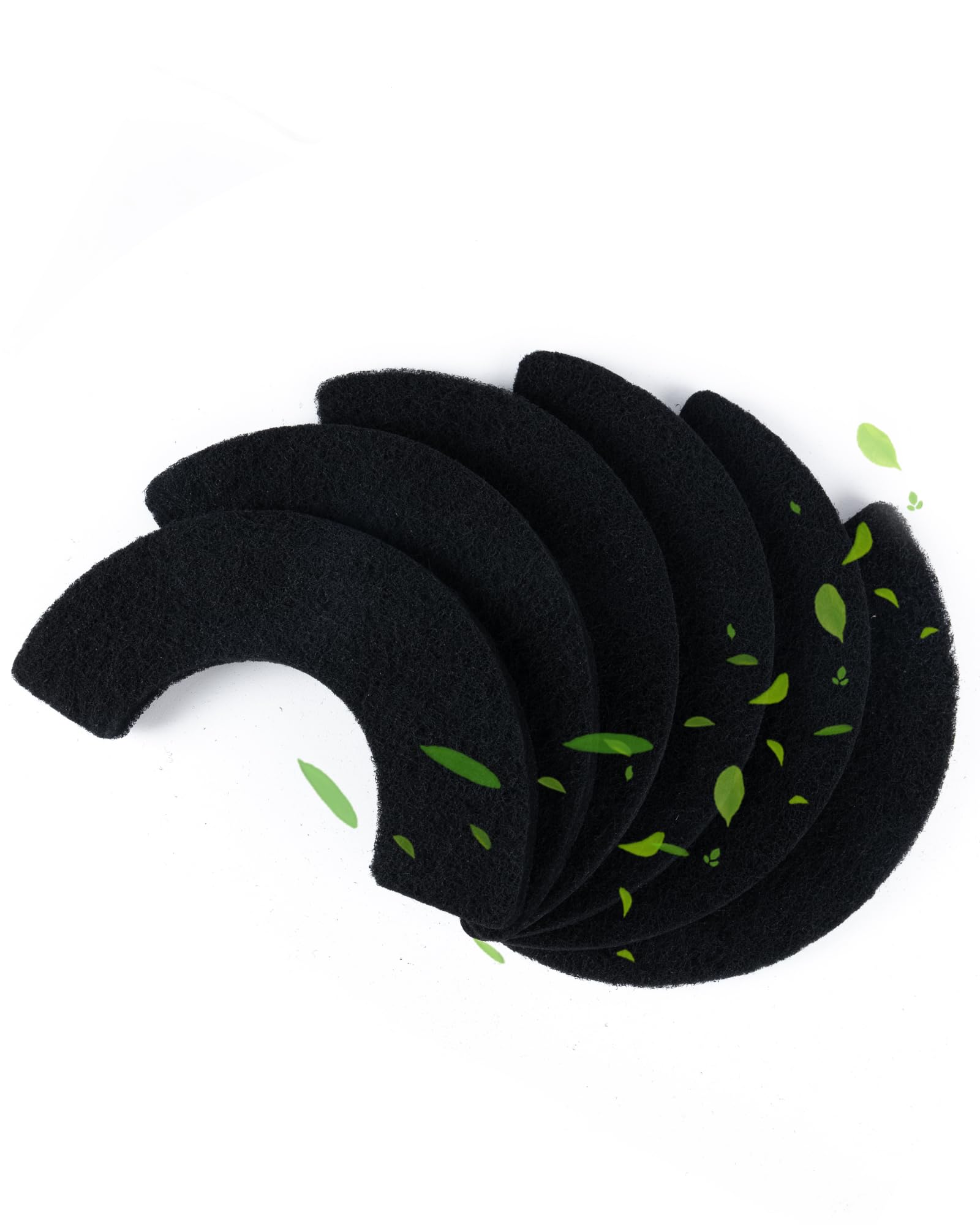 6 Pack Carbon Filters Replacement Compatible With Litter-Robot 4, Activated Carbon To Absorb Odors, Lr 4 Accessories And Necessi