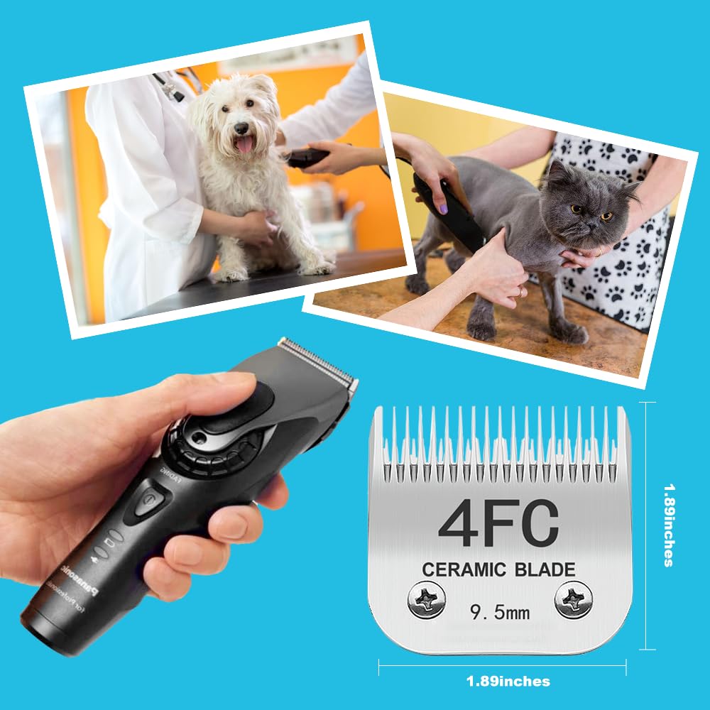 Trah 30# Blade Dog Grooming Clipper Replacement Blades Compatible With Andis Dog Clippers,Most A5, Wahl Km Series Clippers,Detac