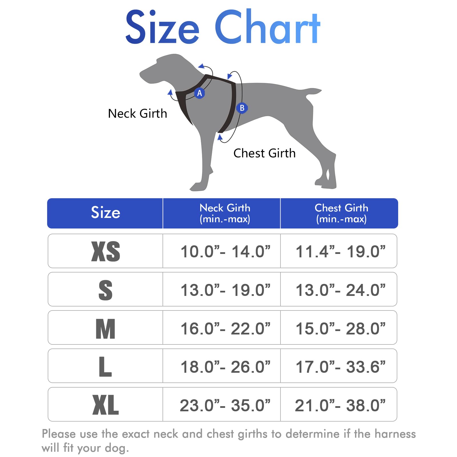 Rabbitgoo Dog Harness, No-Pull Pet Harness With 2 Leash Clips, Adjustable Soft Padded Dog Vest, Reflective No-Choke Pet Oxford Vest With Easy Control Handle For Small Dogs, Dazzling Blue,Xs