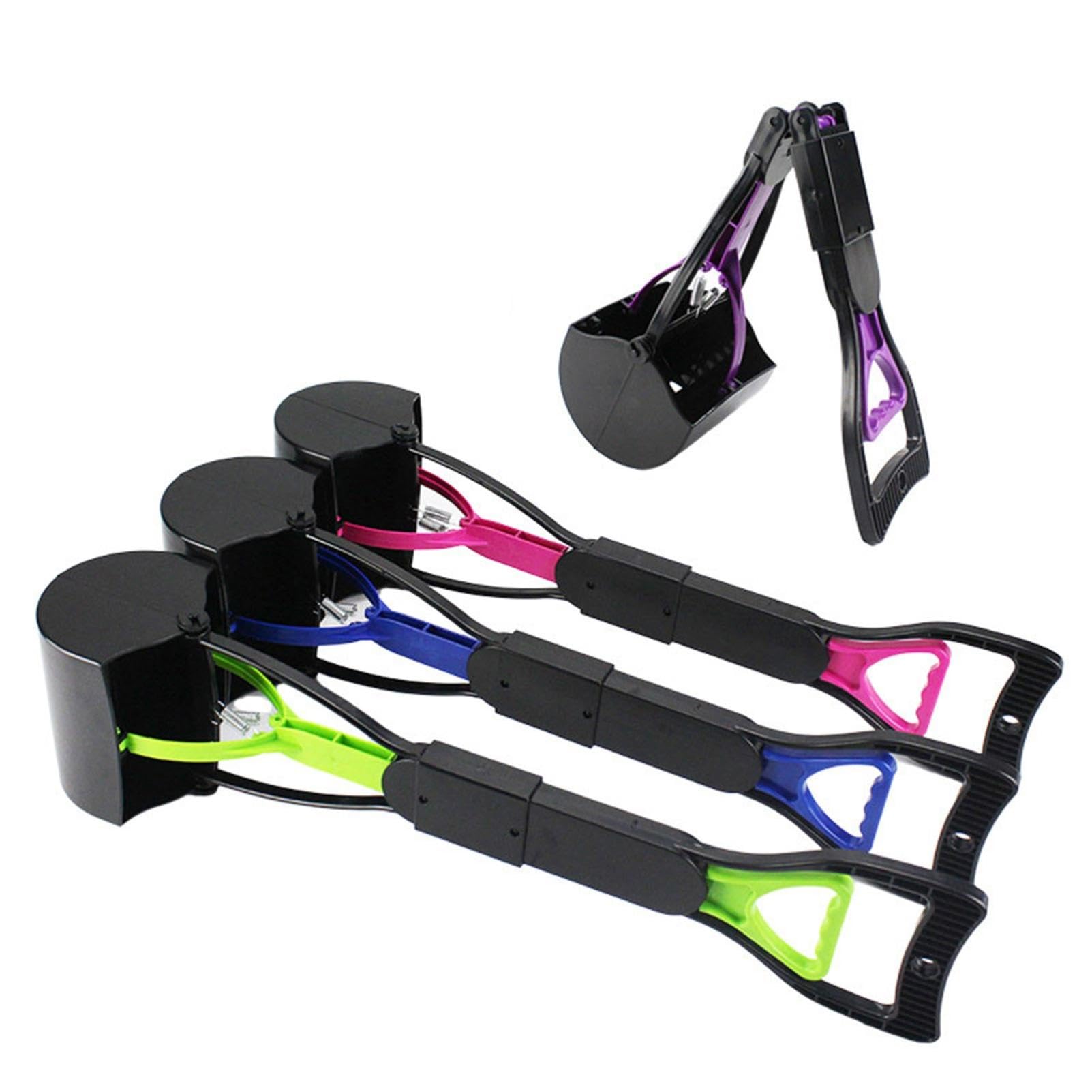 Non-Breakable Pet Pooper For Dogs Long Handle, Heavy Duty, High-Strength Material With Durable Spring For Easy Grass, Gravel, An