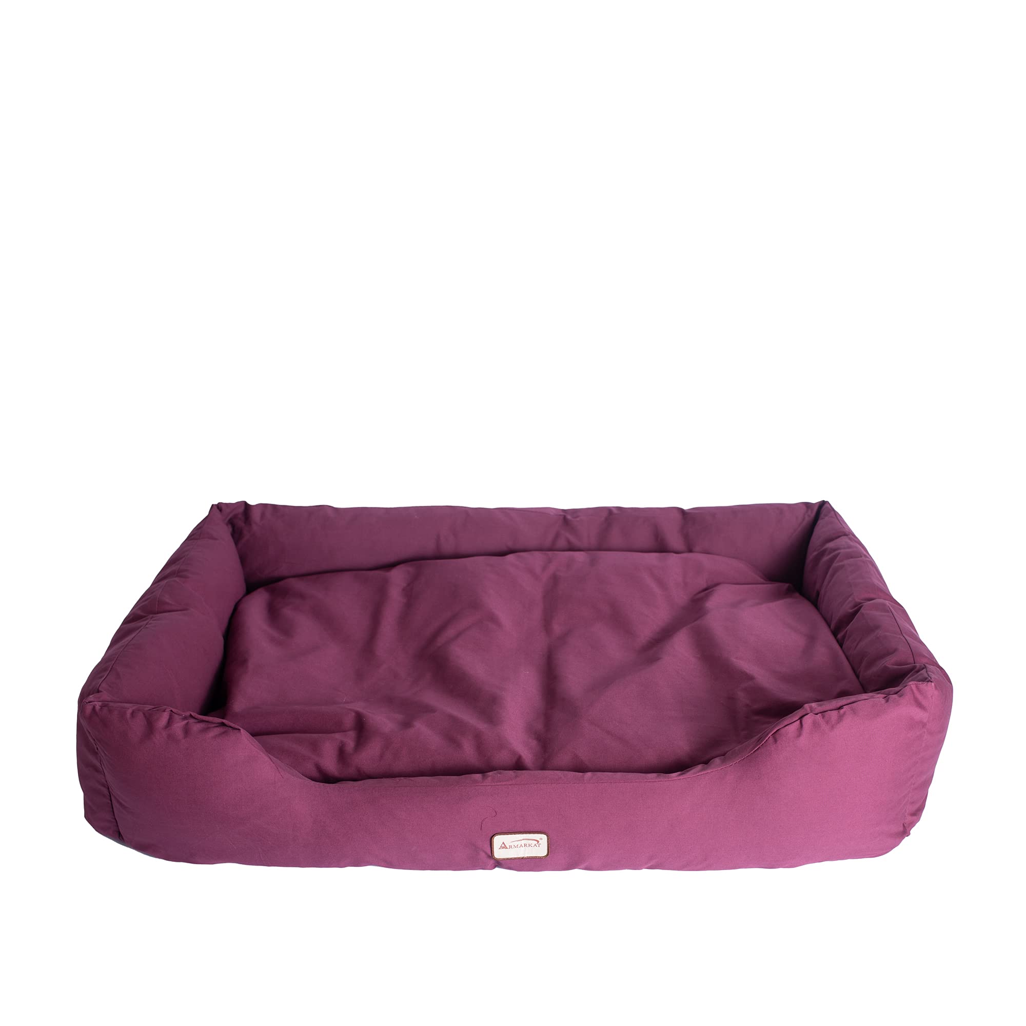 Armarkat Pet Bed 49-Inch by 35-Inch D01FJH-Xtra Large, Burgundy