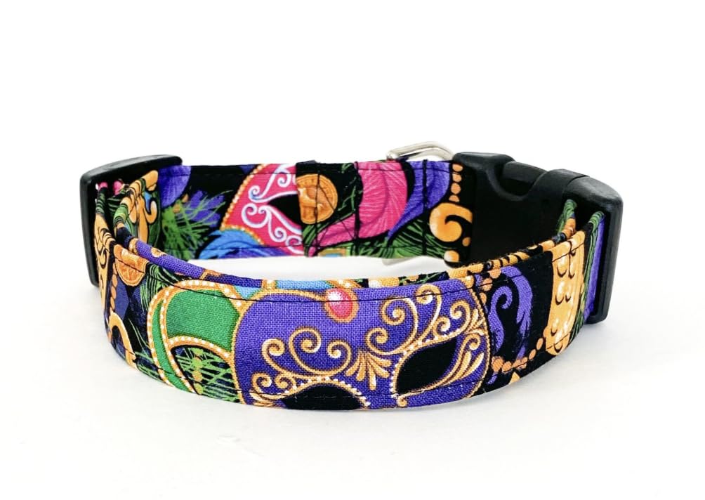 Mardi Gras Dog Collar (Medium)