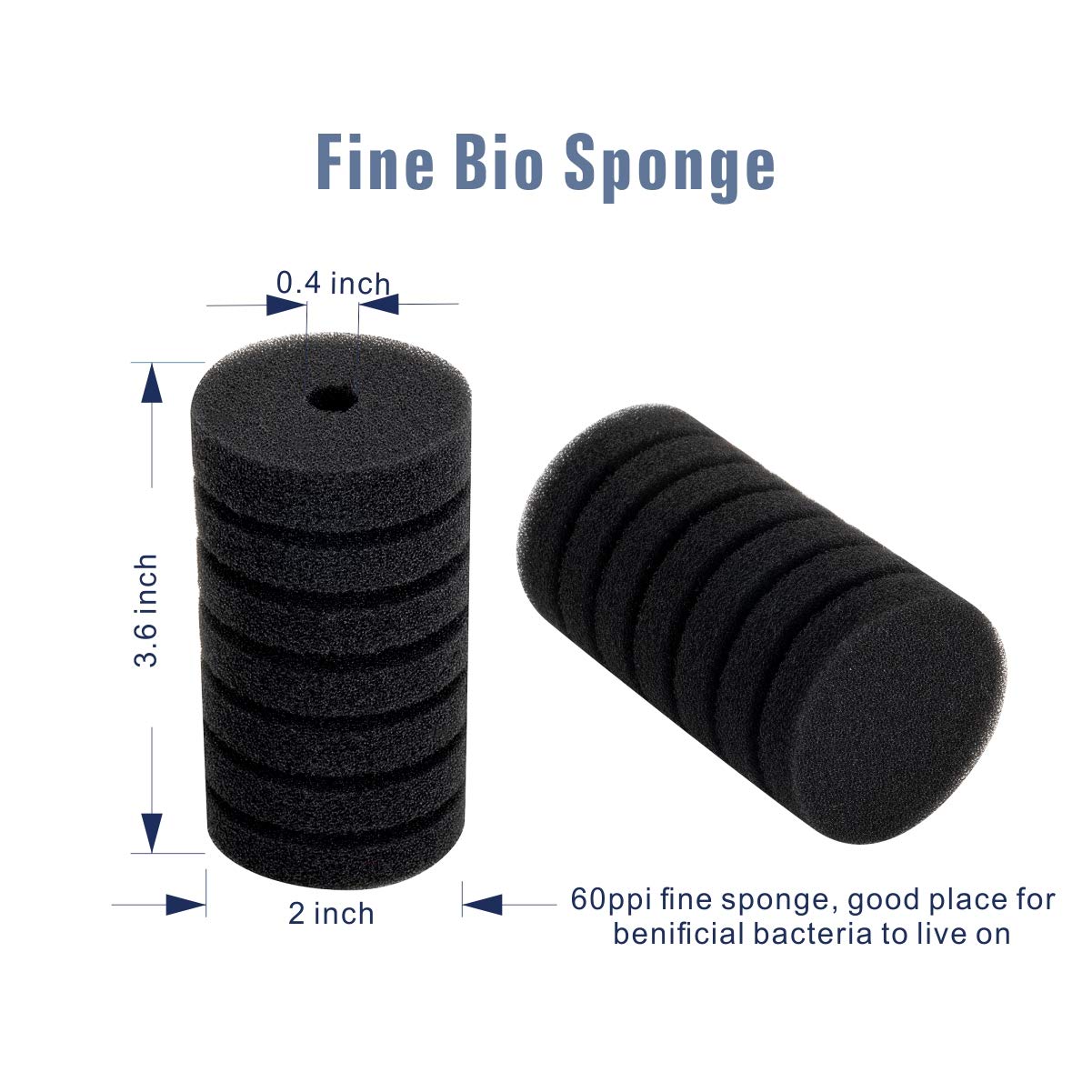 Hygger Aquarium Single Sponge Filter For Small Fish Tank 5-15 Gallon