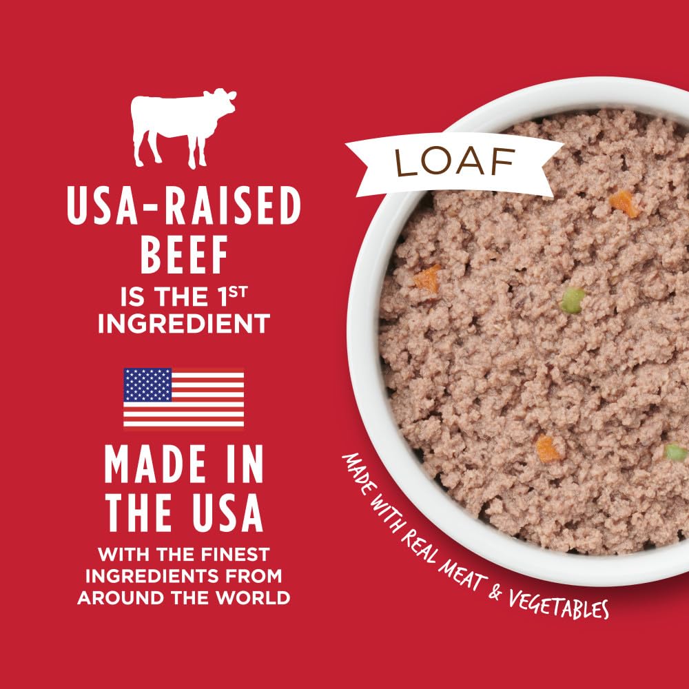 Instinct Original Wet Dog Food, Grain Free Recipe - Real Beef, 13.2 oz. Cans (Pack of 6)